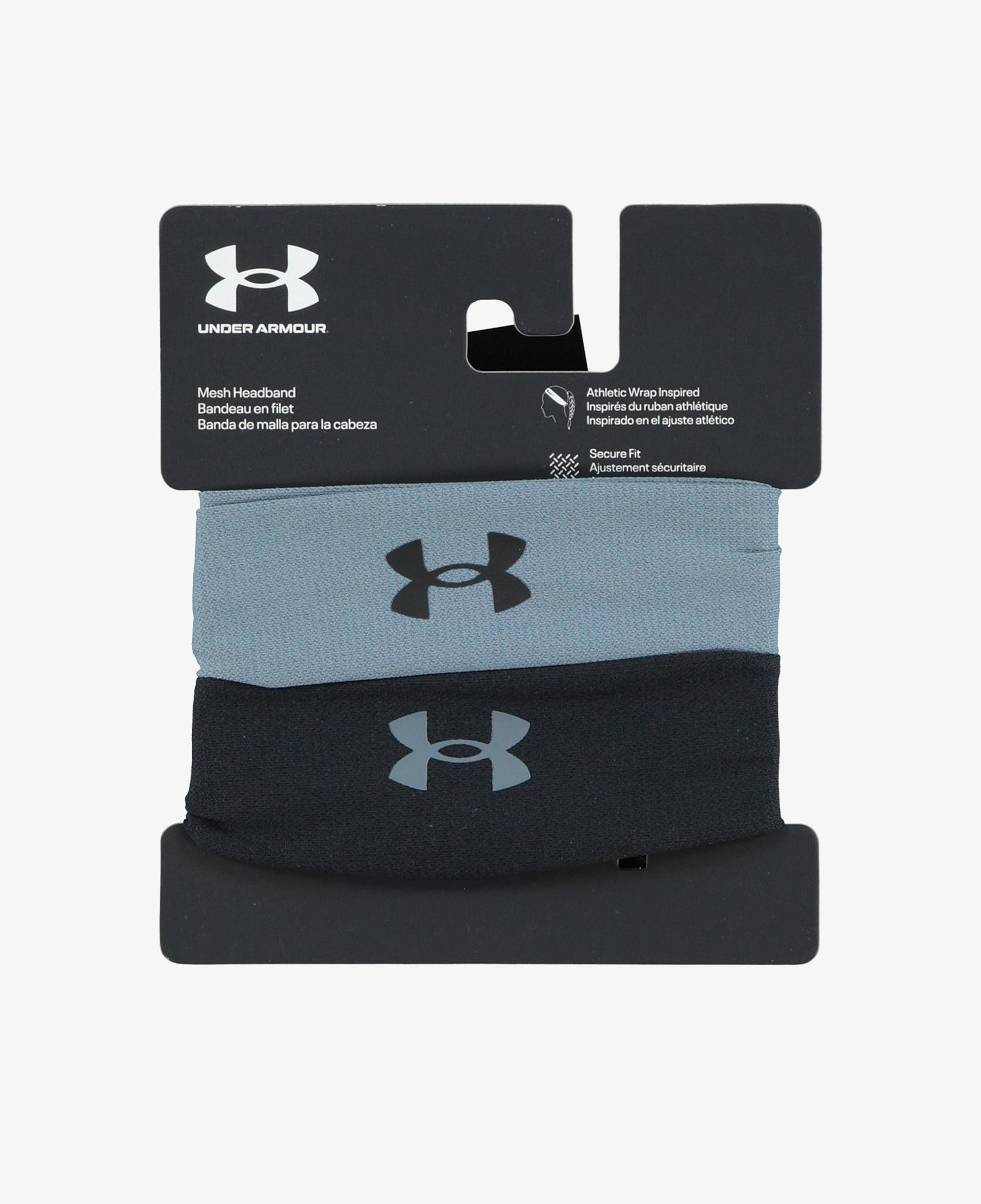 Under Armour Mesh Kadın Siyah/Gri 2'li Saç Bandı