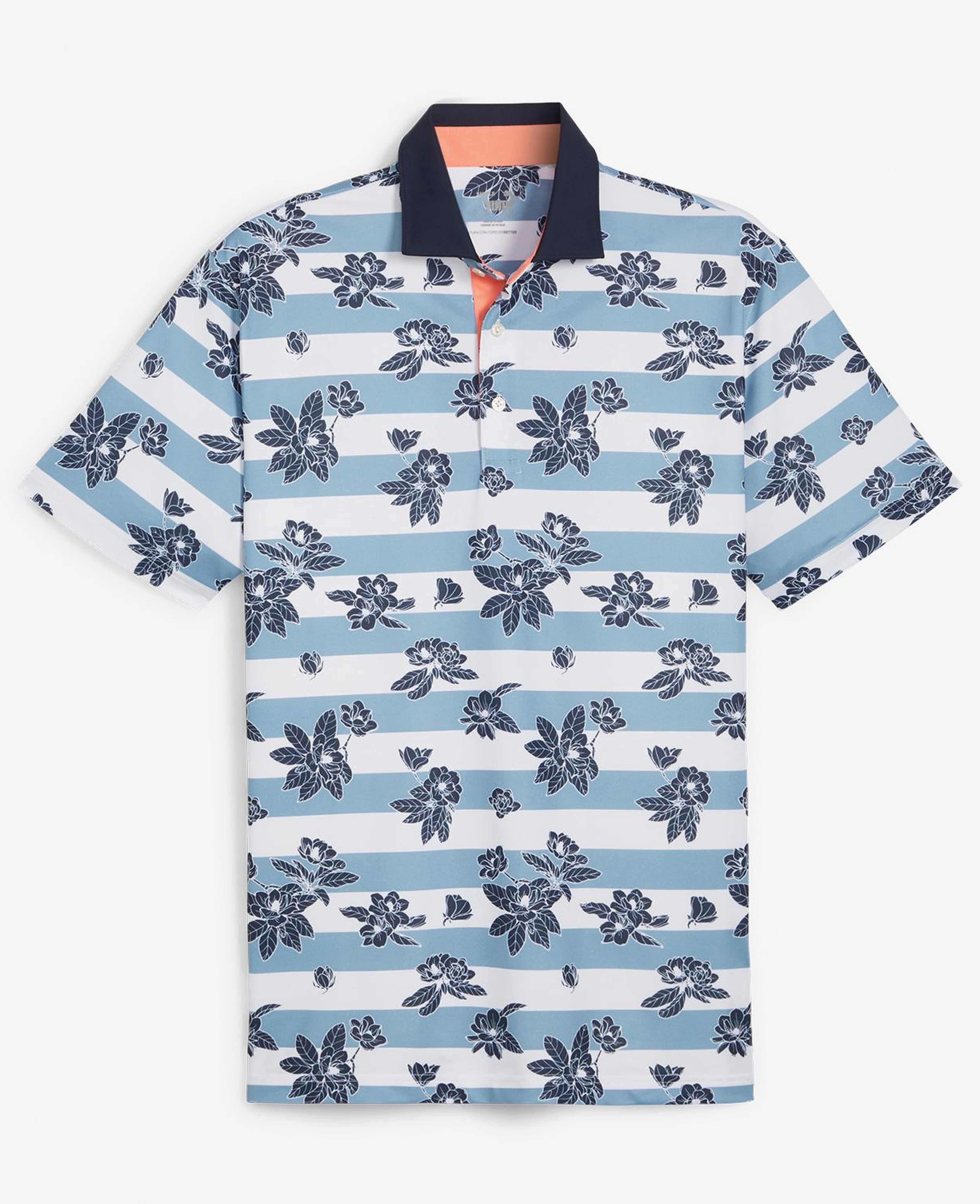 Puma Garden Pique Erkek Mavi Golf Polo T-Shirt