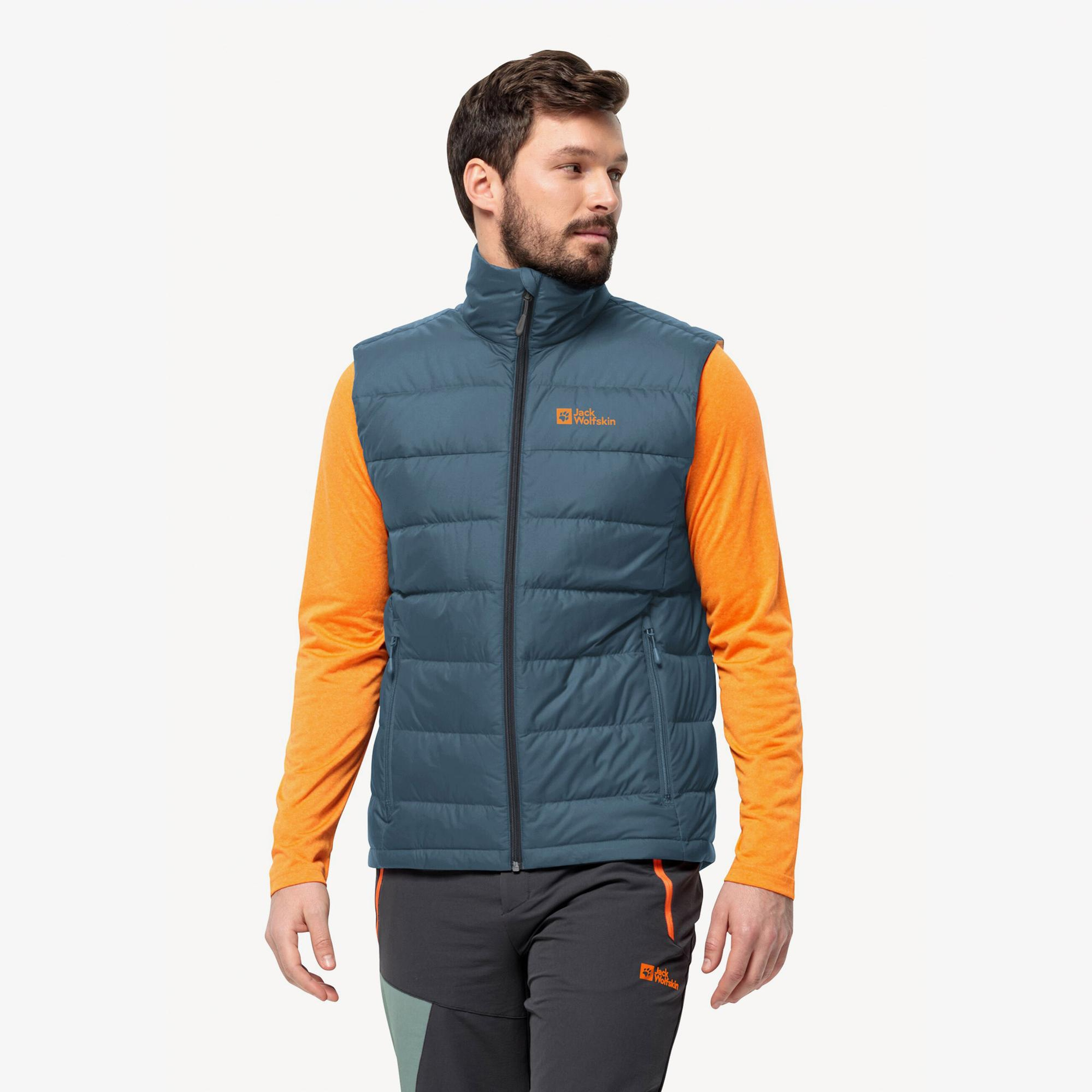 Jack Wolfskin Ather Down Erkek Lacivert Yelek