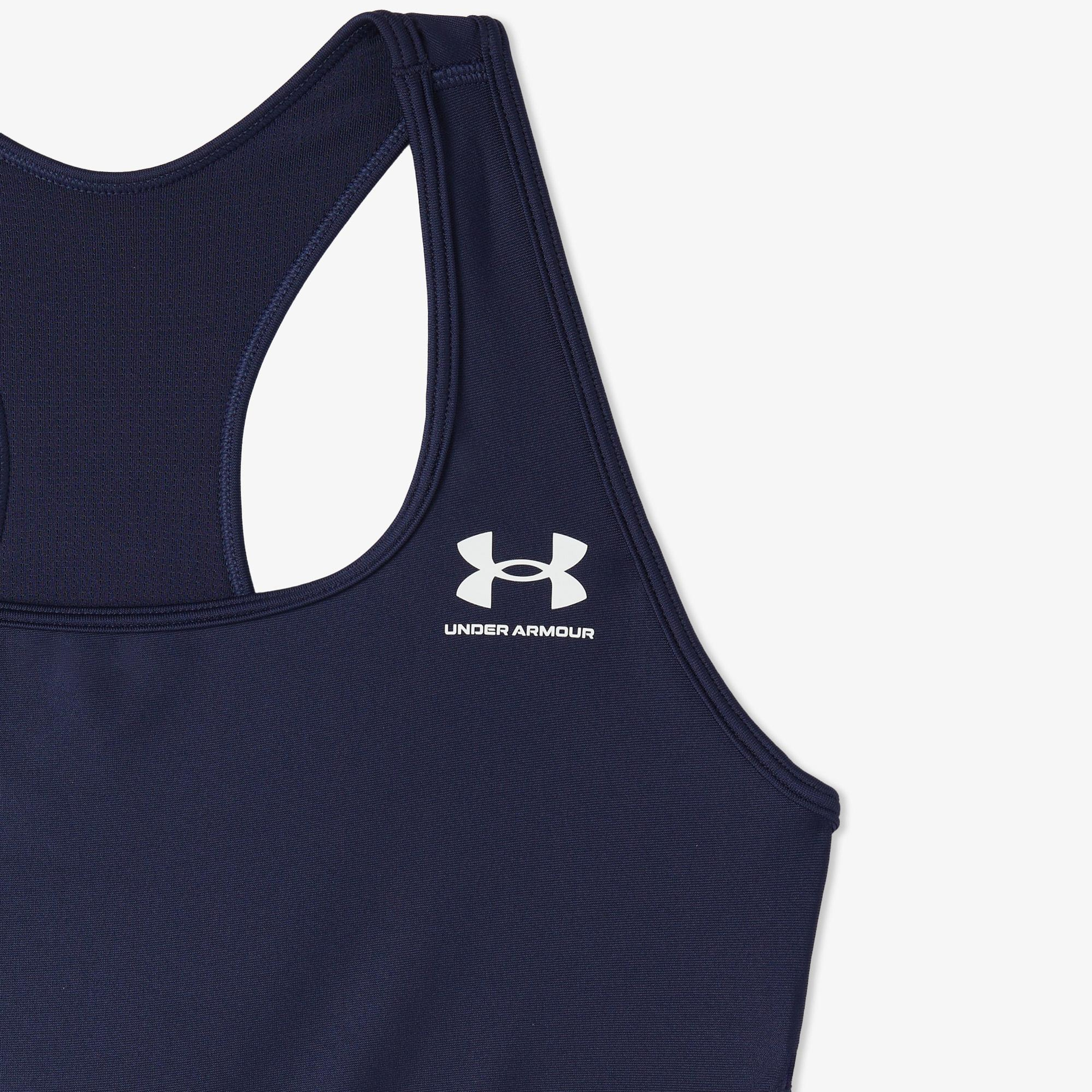 Under Armour Heat Gear Mid Kadın Lacivert Antrenman Bra