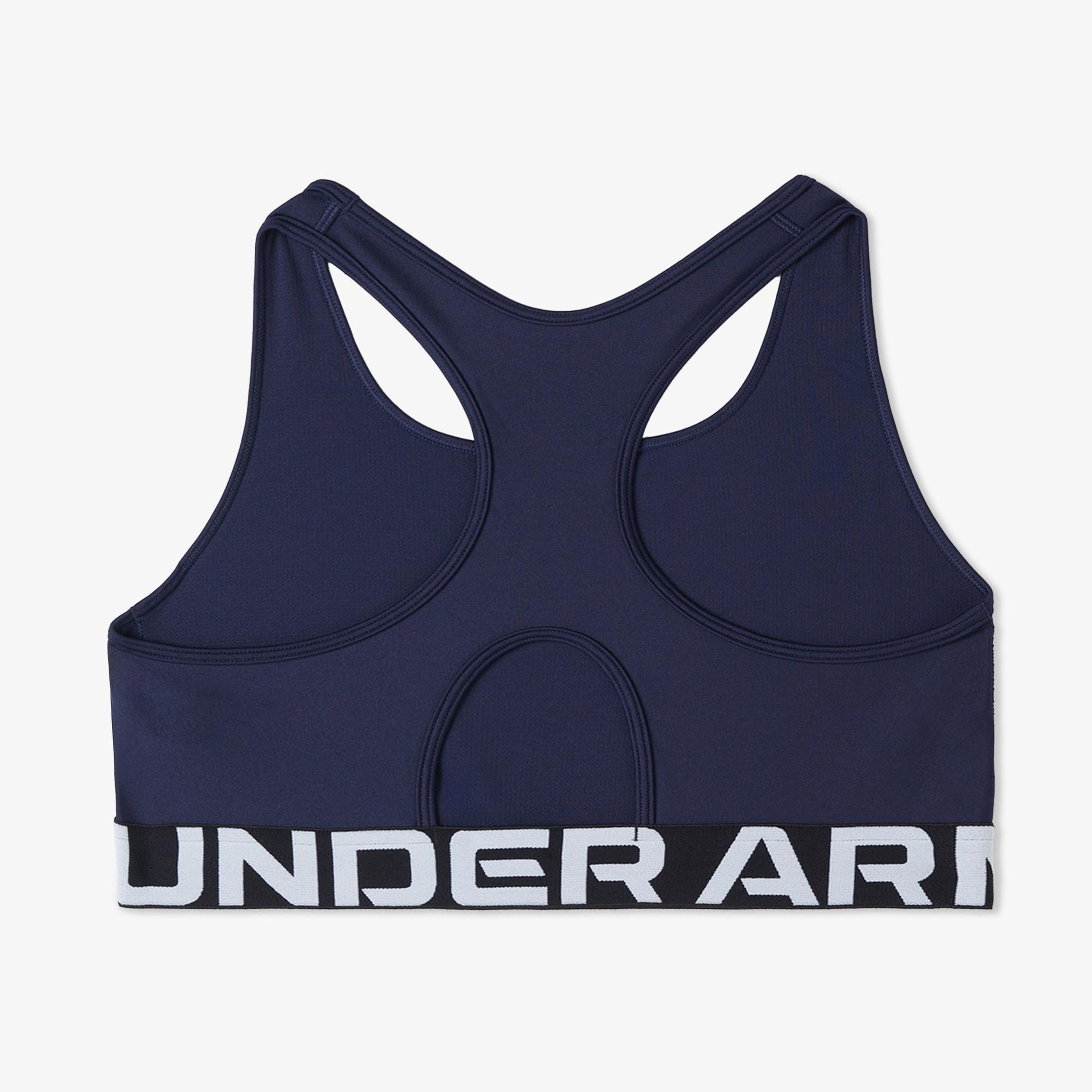 Under Armour Heat Gear Mid Kadın Lacivert Antrenman Bra