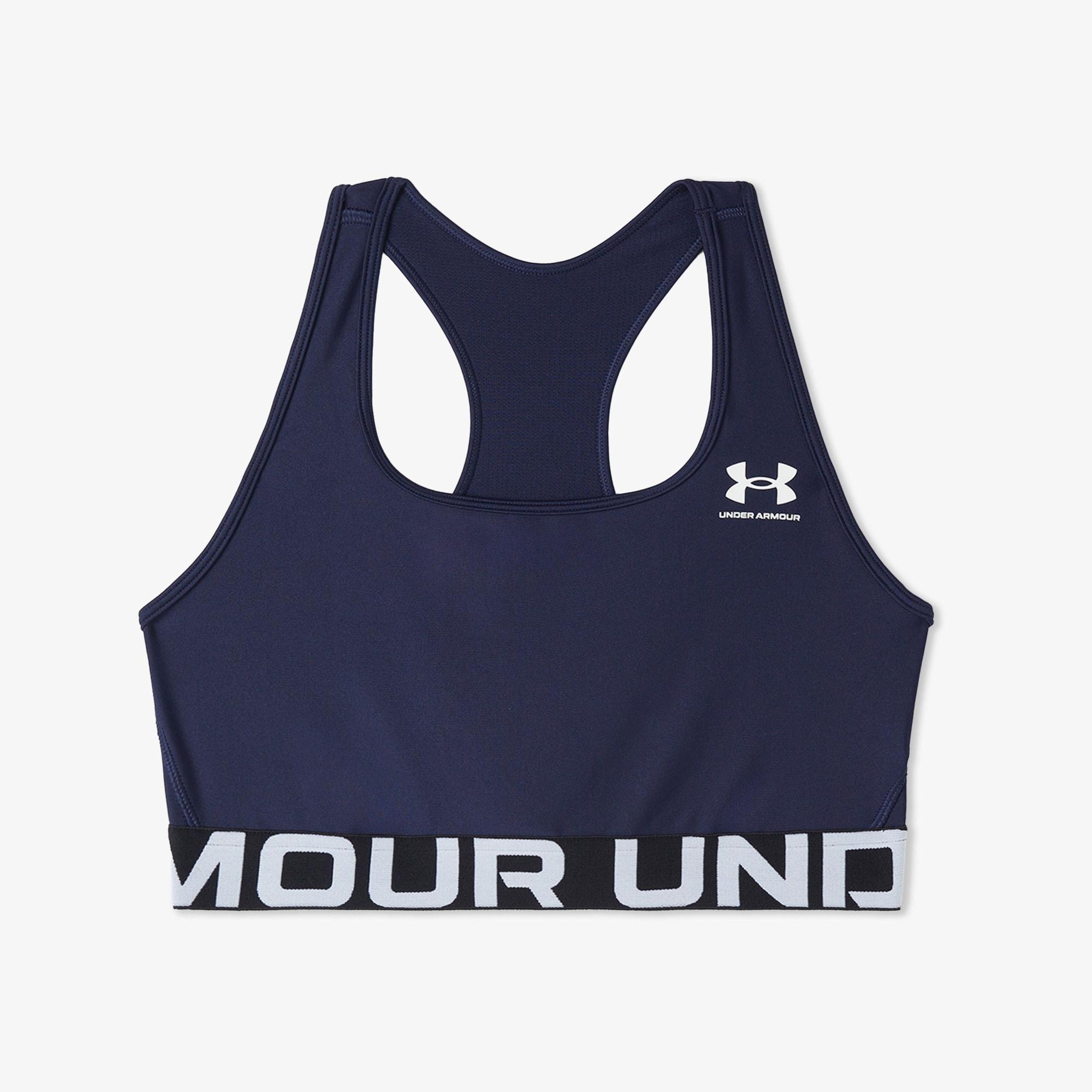 Under Armour Heat Gear Mid Kadın Lacivert Antrenman Bra