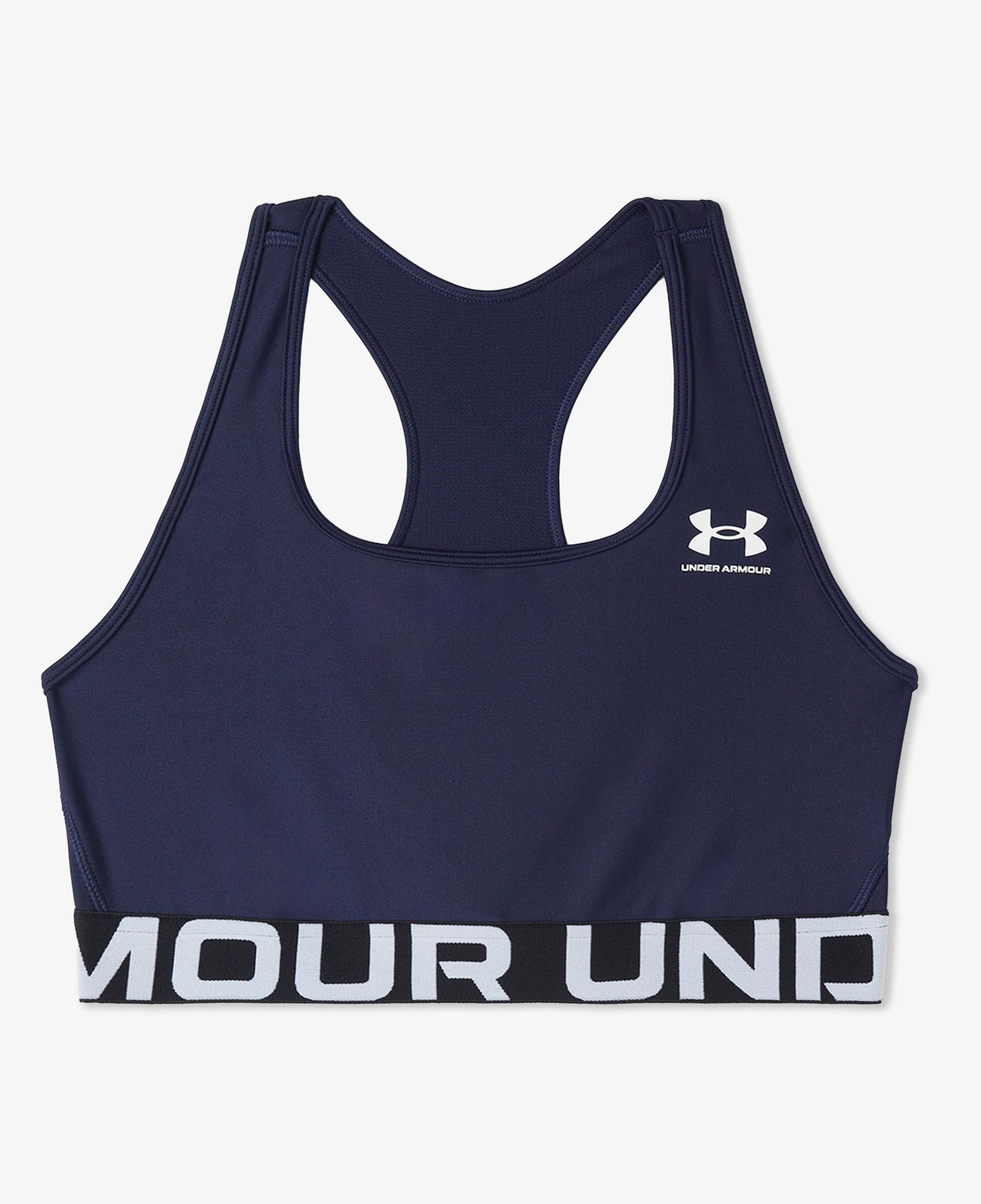 Under Armour Heat Gear Mid Kadın Lacivert Antrenman Bra
