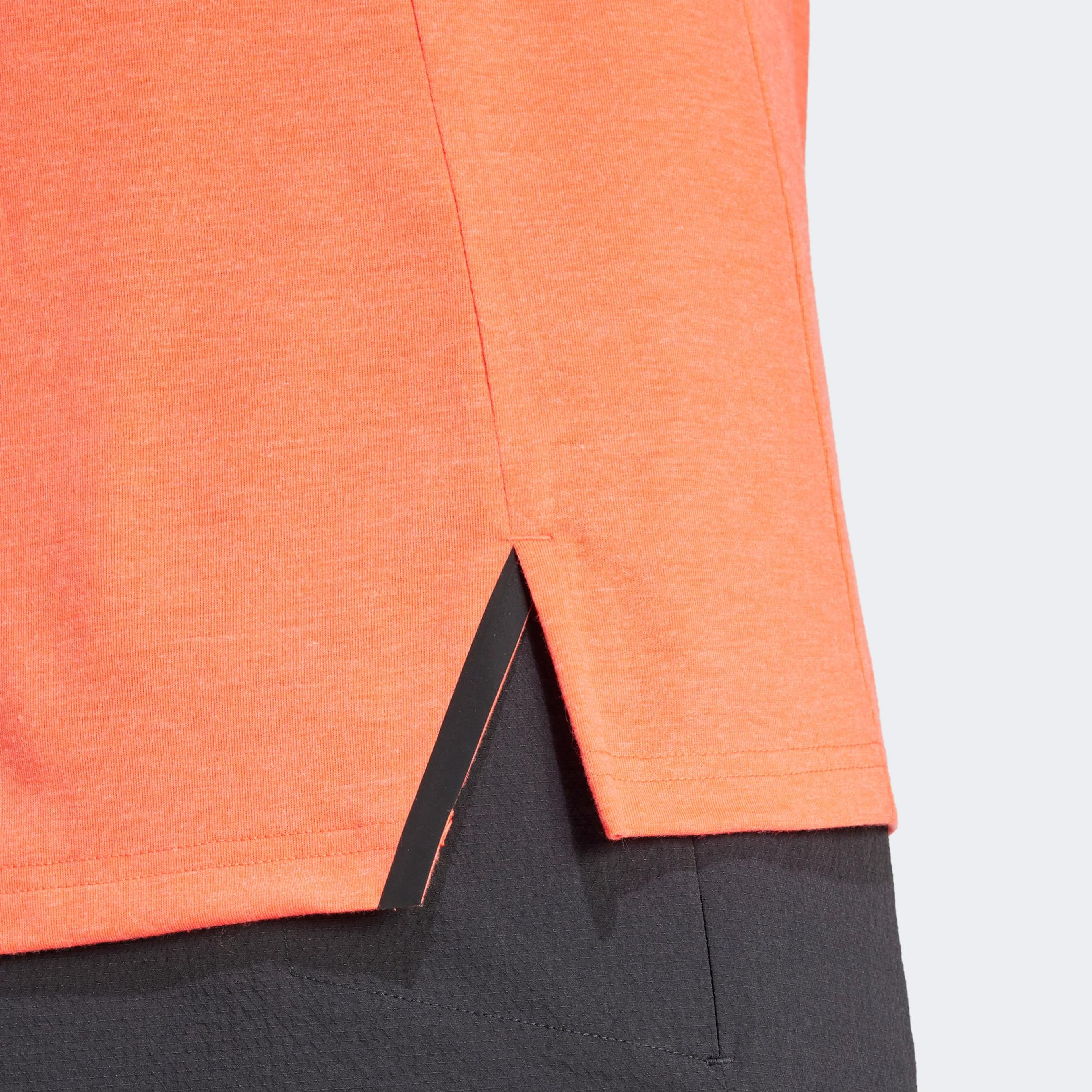 adidas Designed for Training Erkek Turuncu Antrenman T-Shirt