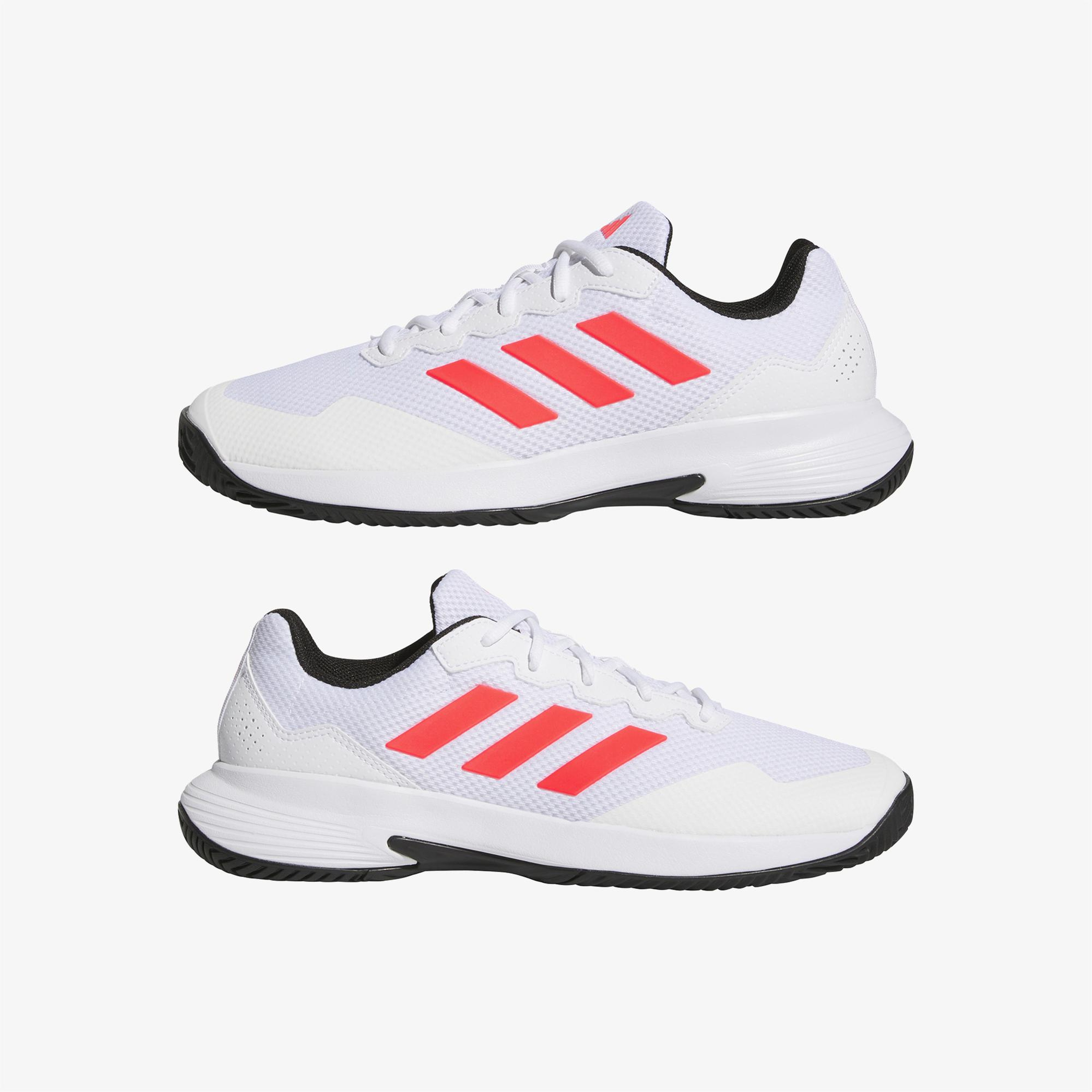 adidas Gamecourt 2.0 Erkek Beyaz Tenis Ayakkabısı