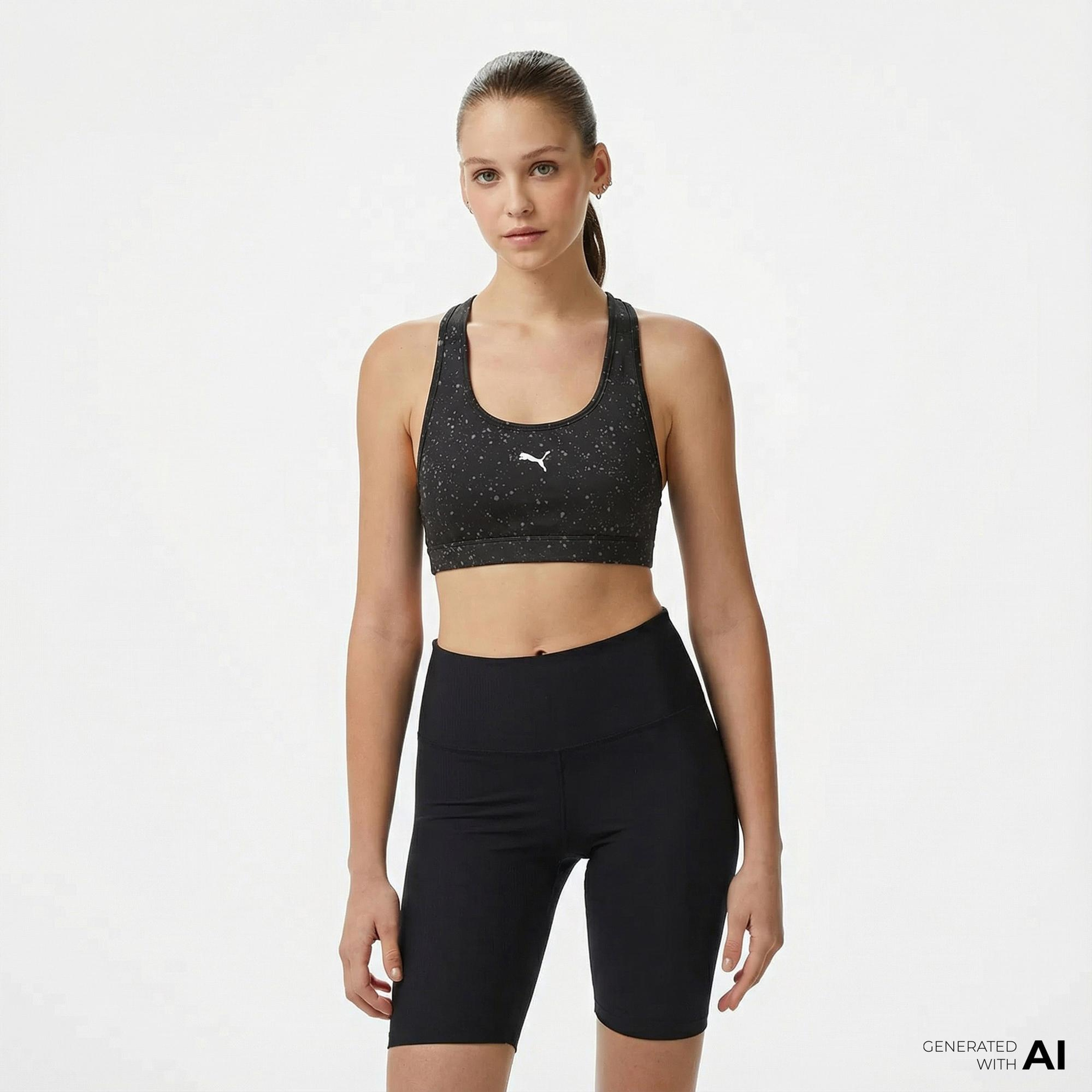 Puma 4 Keeps Kadın Siyah Antrenman Bra