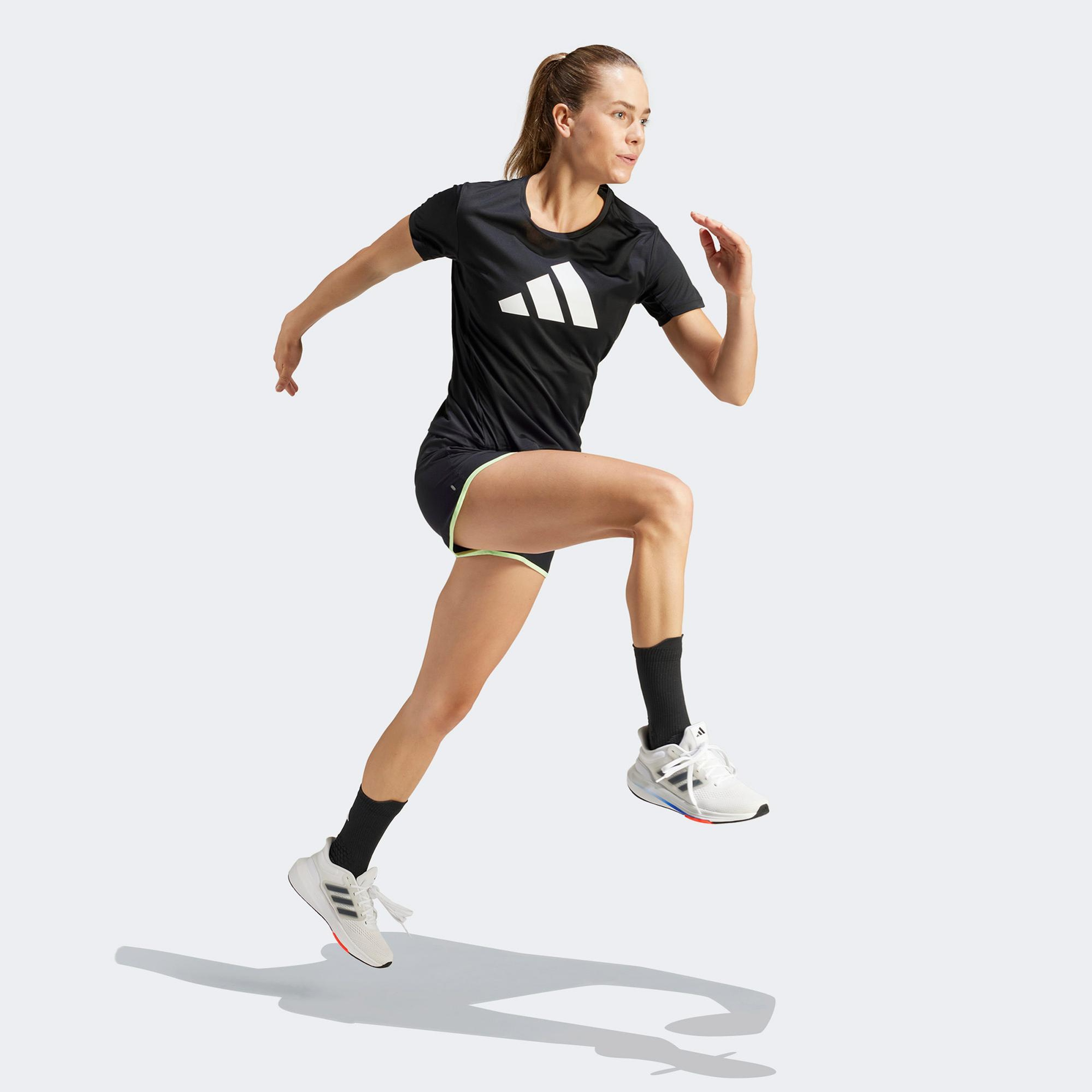 adidas Run It Kadın Siyah Koşu T-Shirt