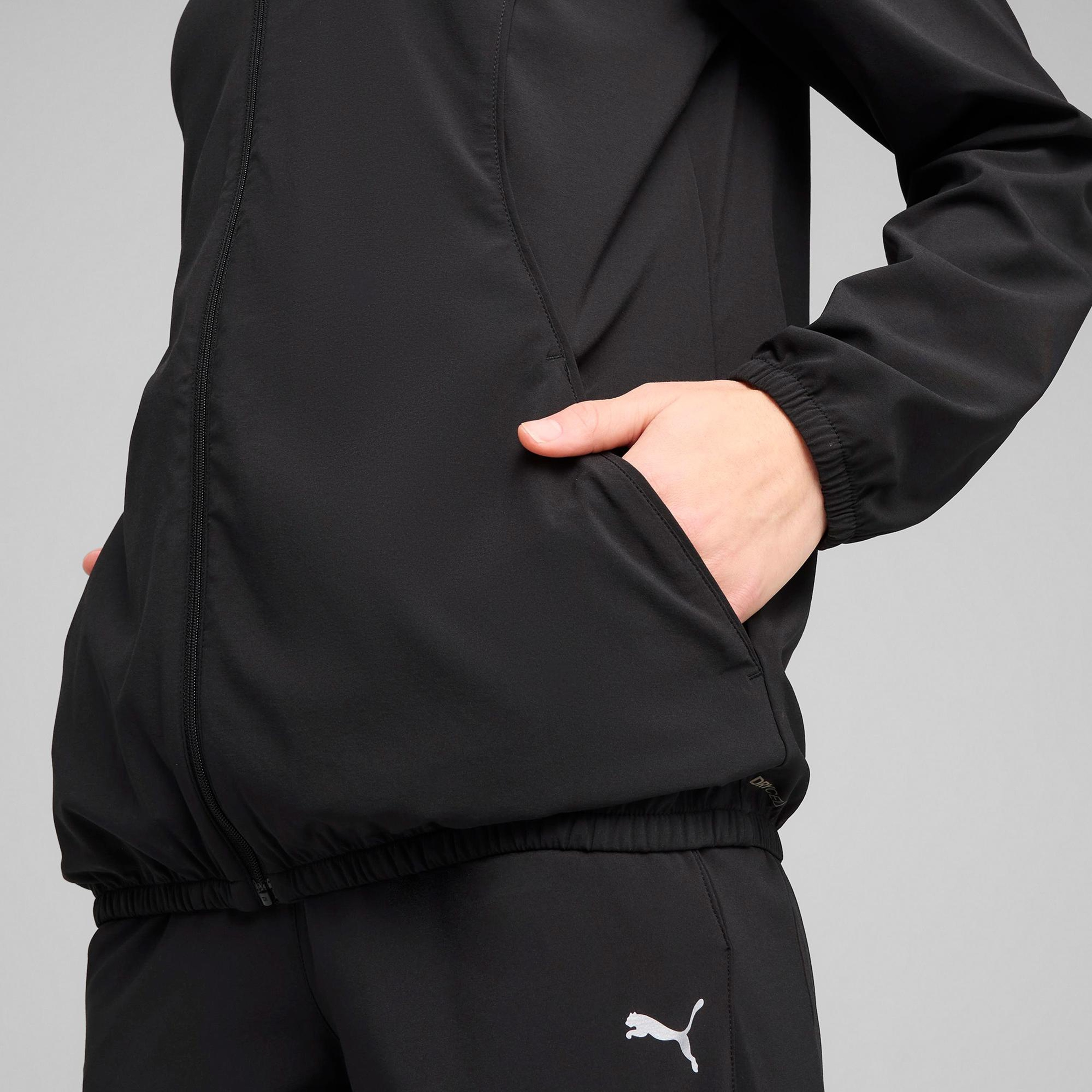 Puma Run Velocity Woven Kadın Siyah Yağmurluk