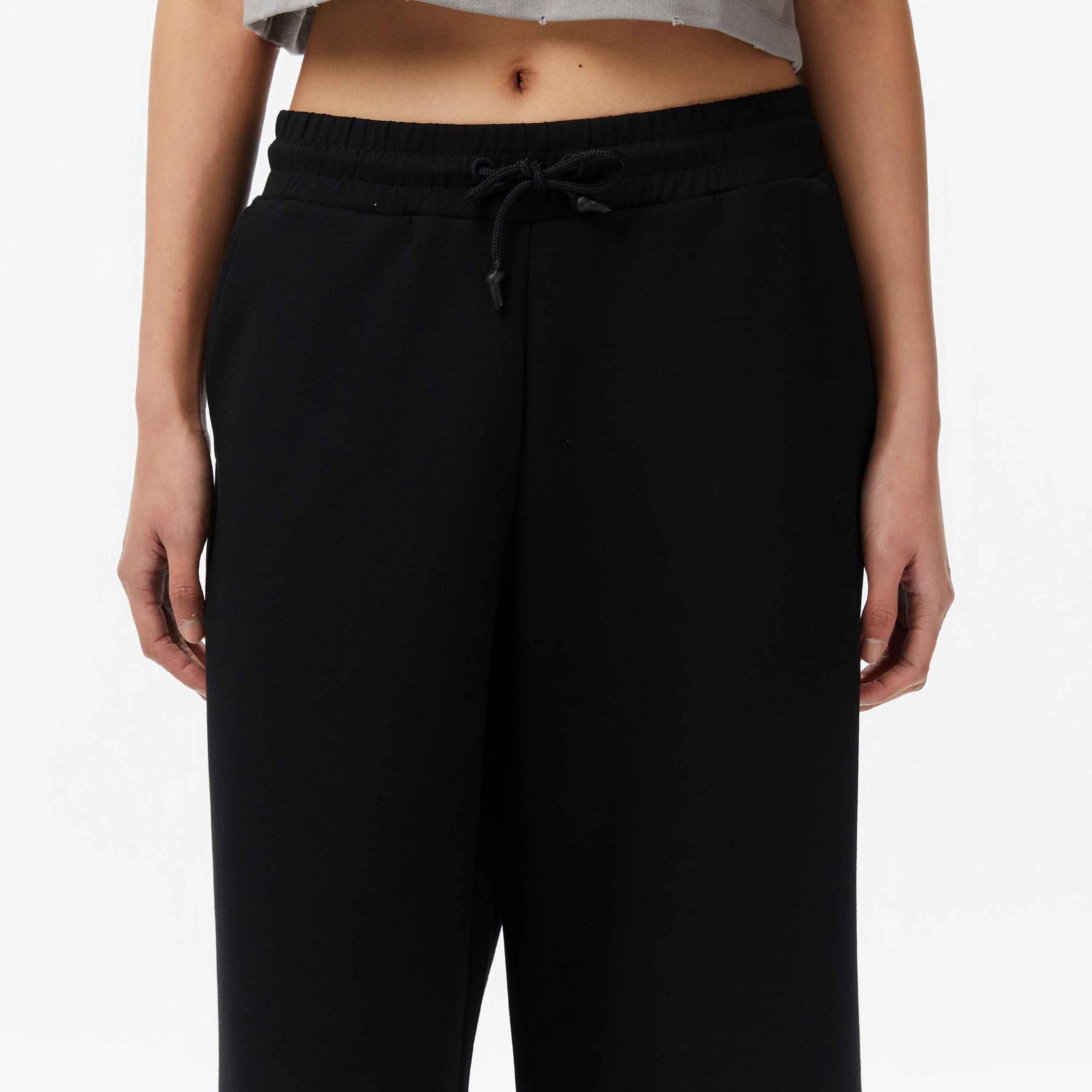 UNITED4 Regular Fit Kadın Siyah Eşofman Altı