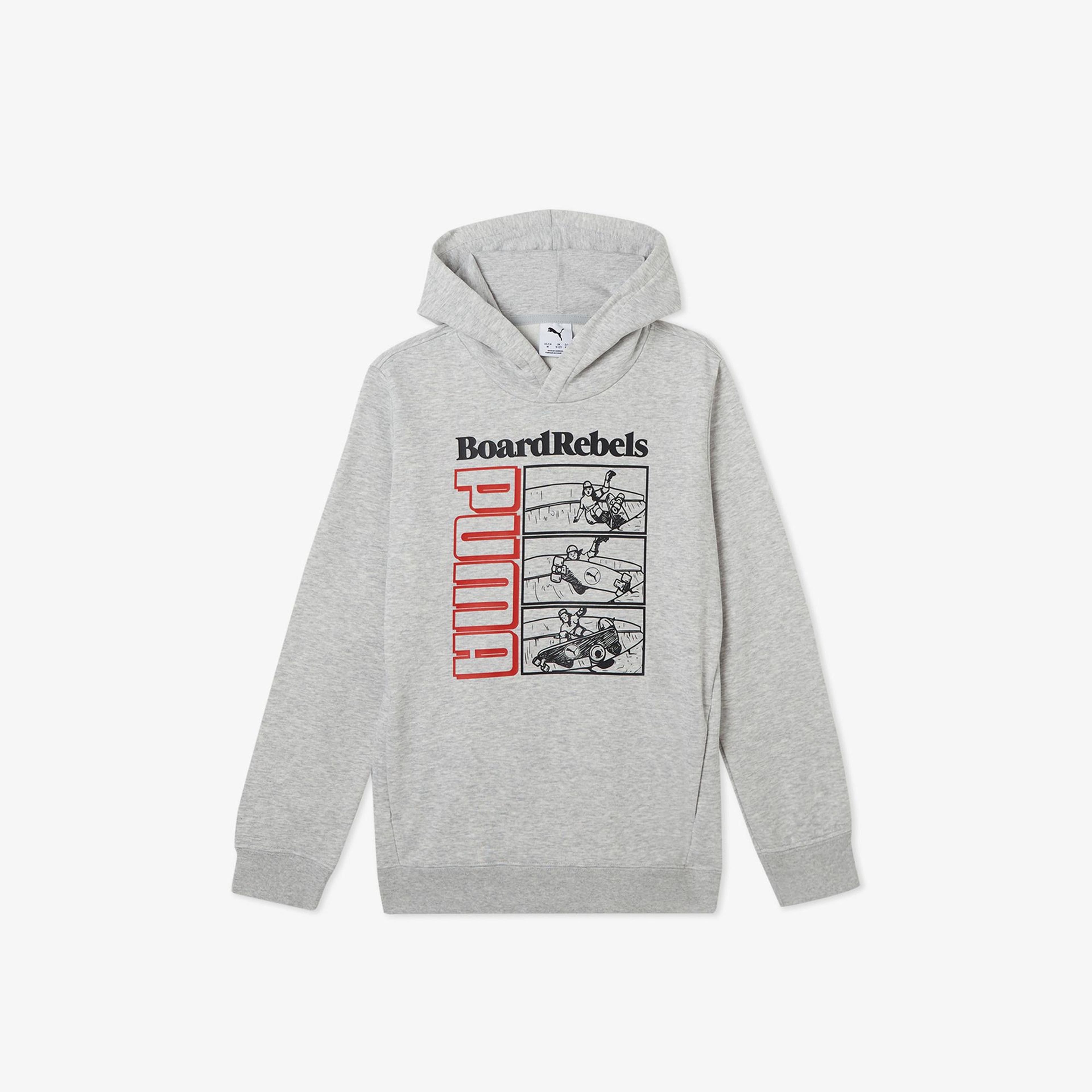 Puma Mid90S Çocuk Gri Sweatshirt