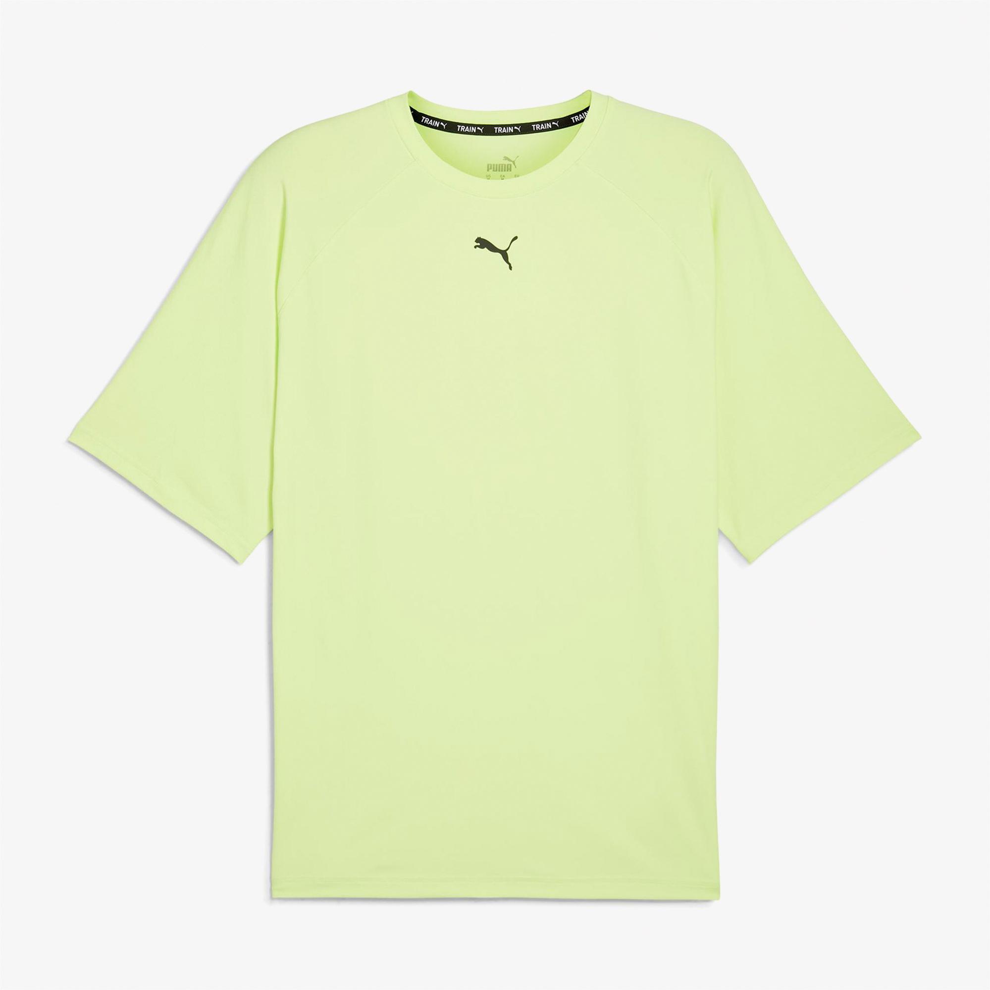 Puma Cloudspun Therma Erkek Sarı Antrenman T-Shirt
