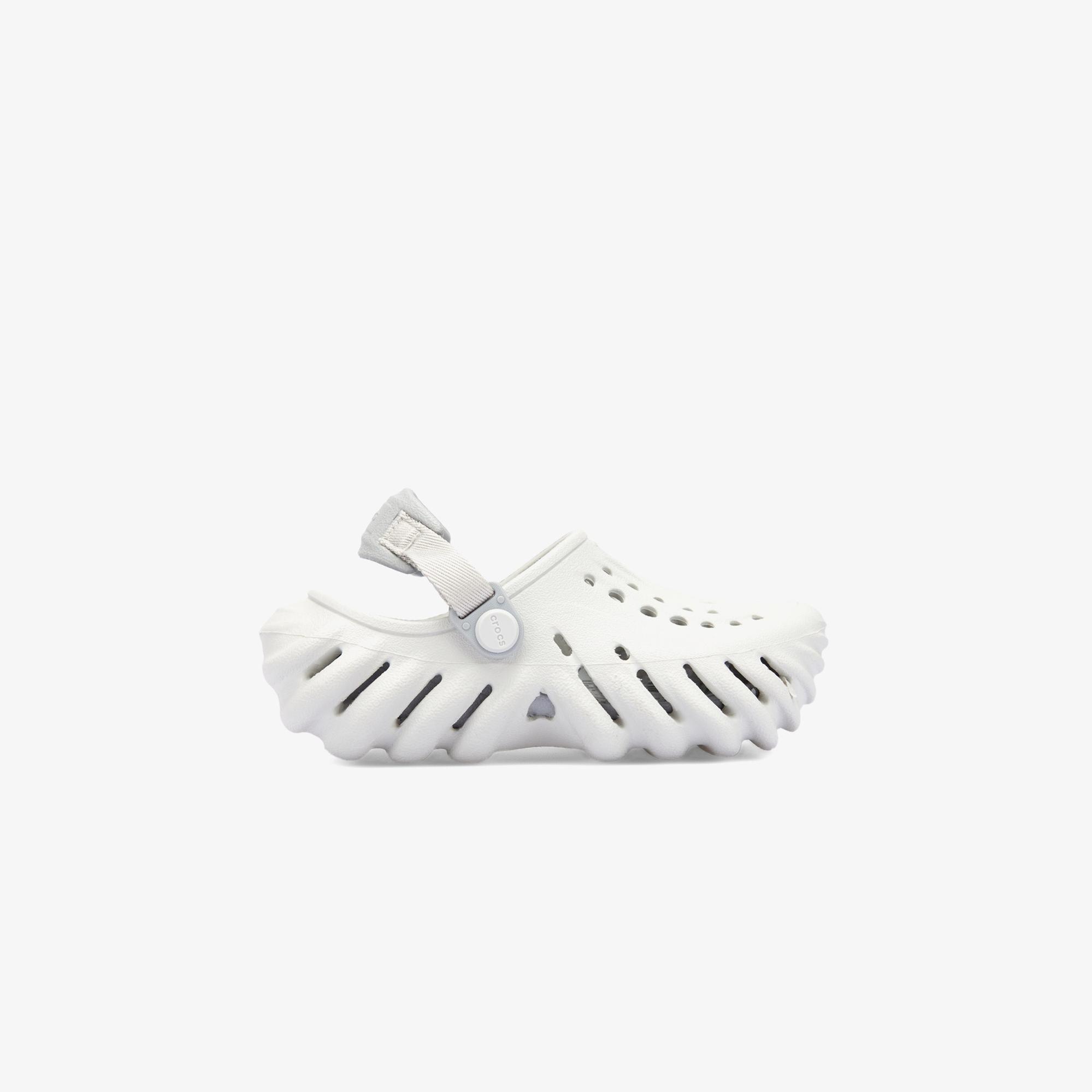 Crocs Echo Clog Çocuk Gri Terlik