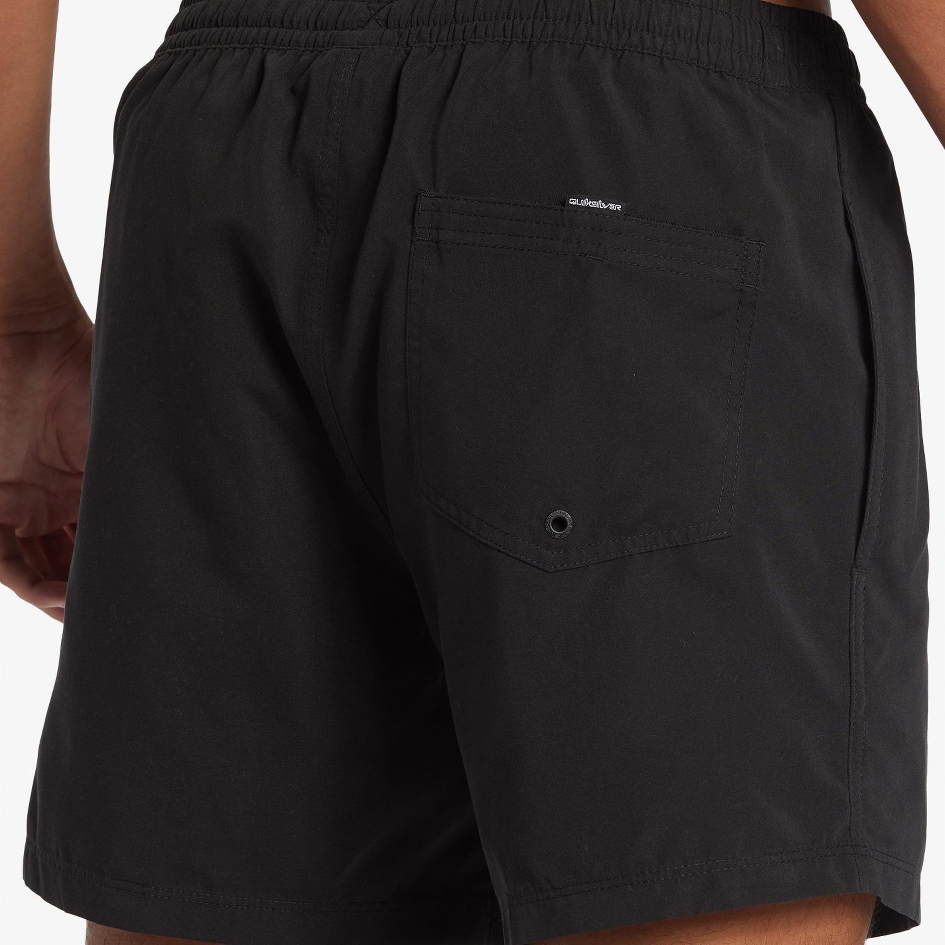 Quiksilver Everyday Solid 15 Erkek Siyah Mayo