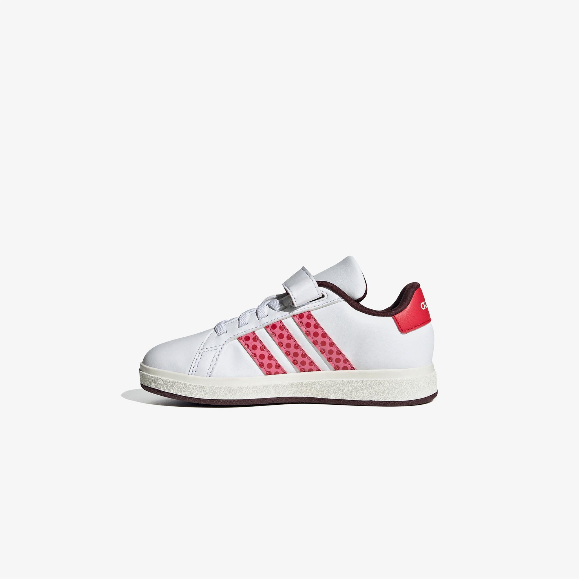 adidas Disney Minnie Mouse Grand Court 2.0 Çocuk Beyaz Günlük Spor Ayakkabı