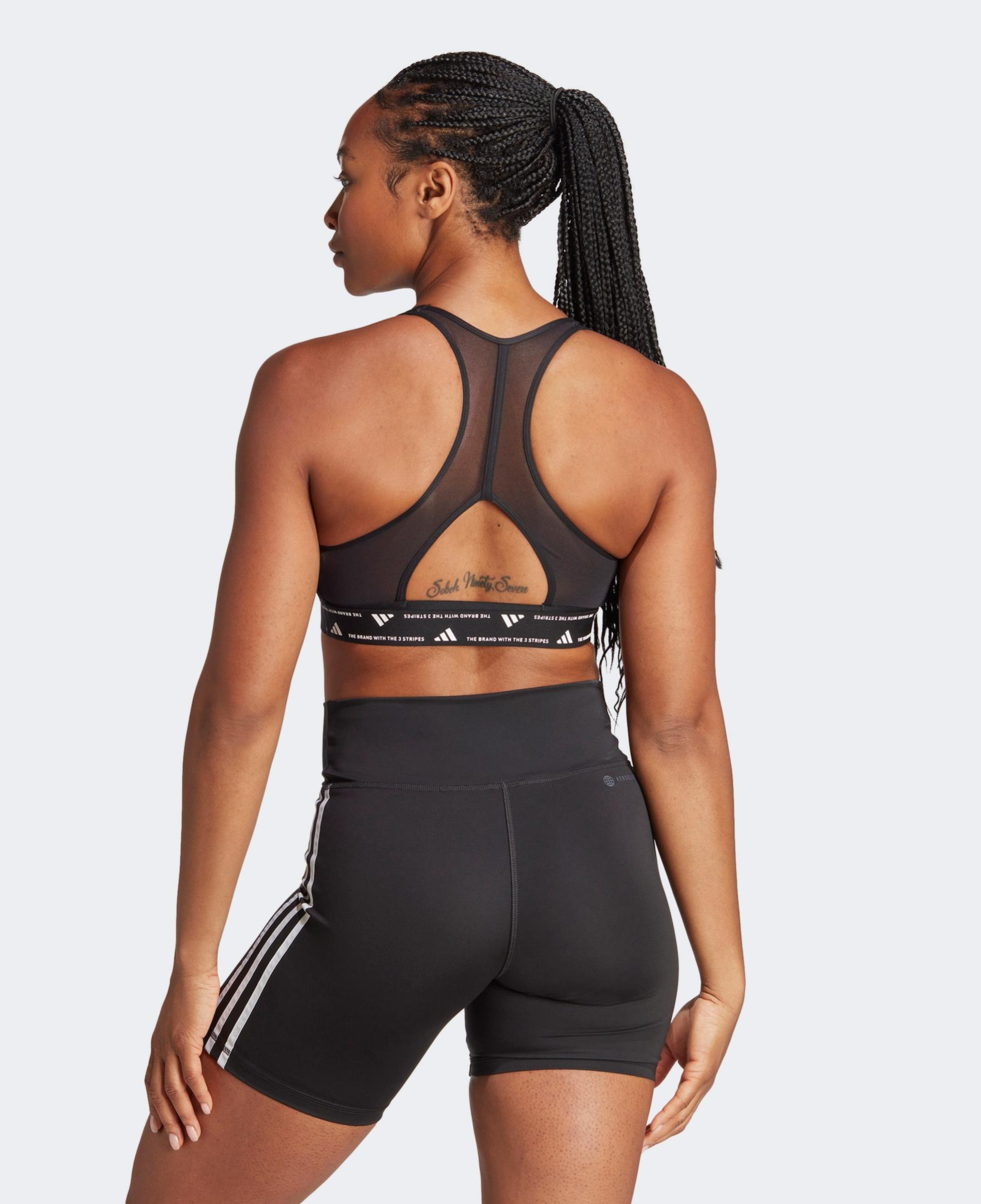 adidas Power Impact 3S Kadın Siyah Antrenman Bra