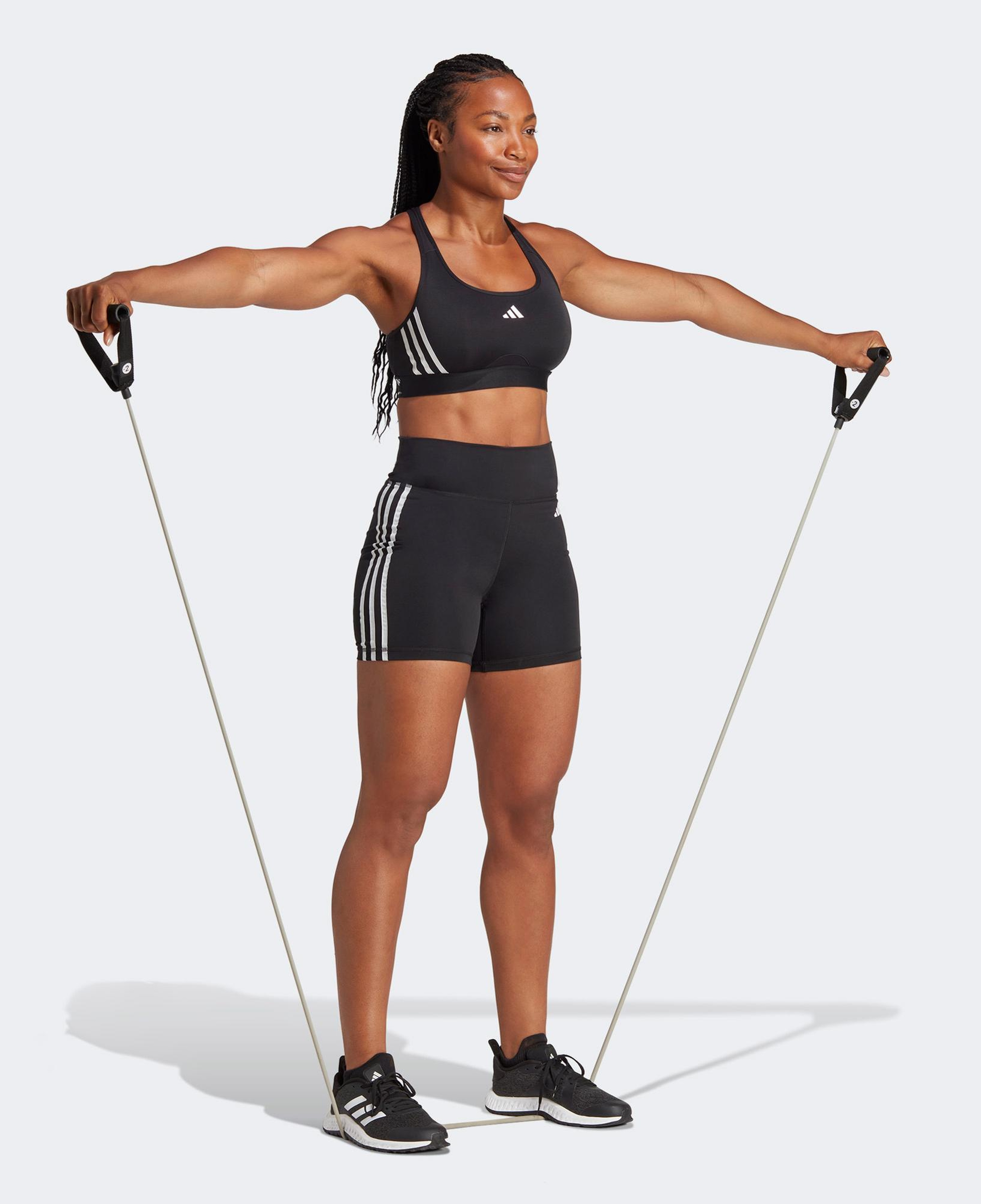 adidas Power Impact 3S Kadın Siyah Antrenman Bra