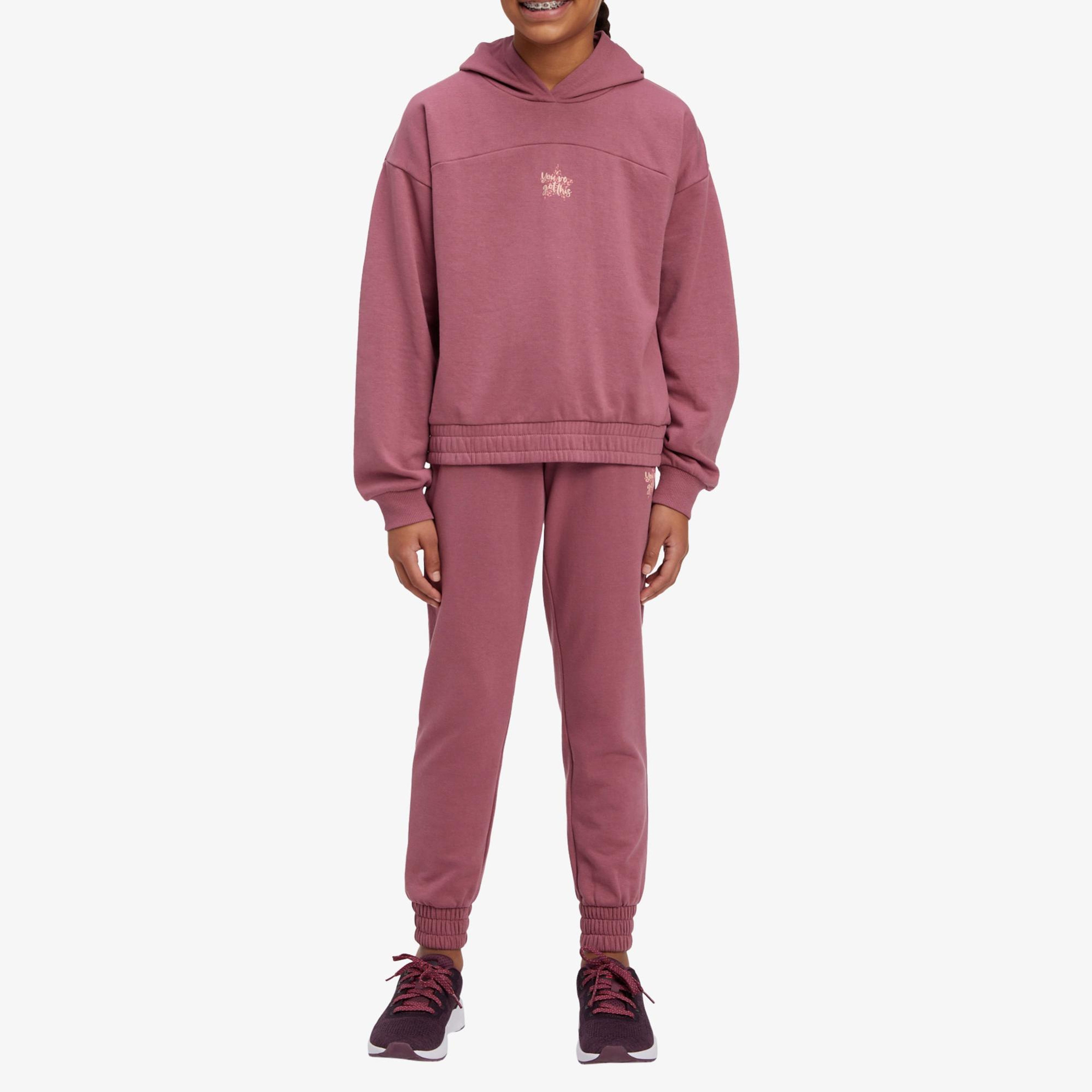 Energetics Full-Zipped Çocuk Kırmızı Günlük Sweatshirt