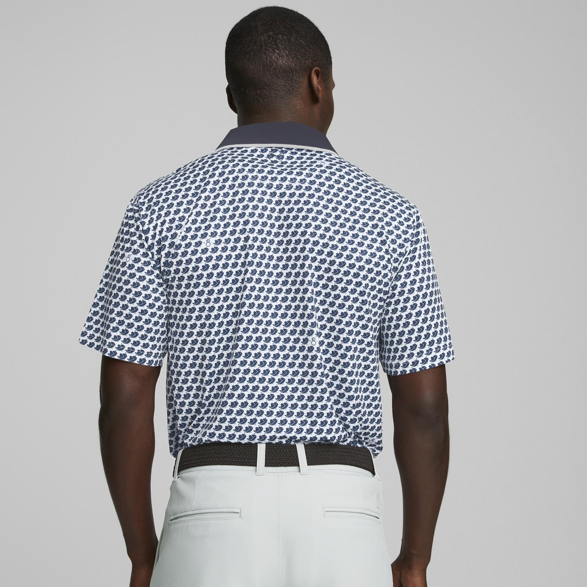 Puma Mattr Love/H8 Golf Erkek Mavi Polo