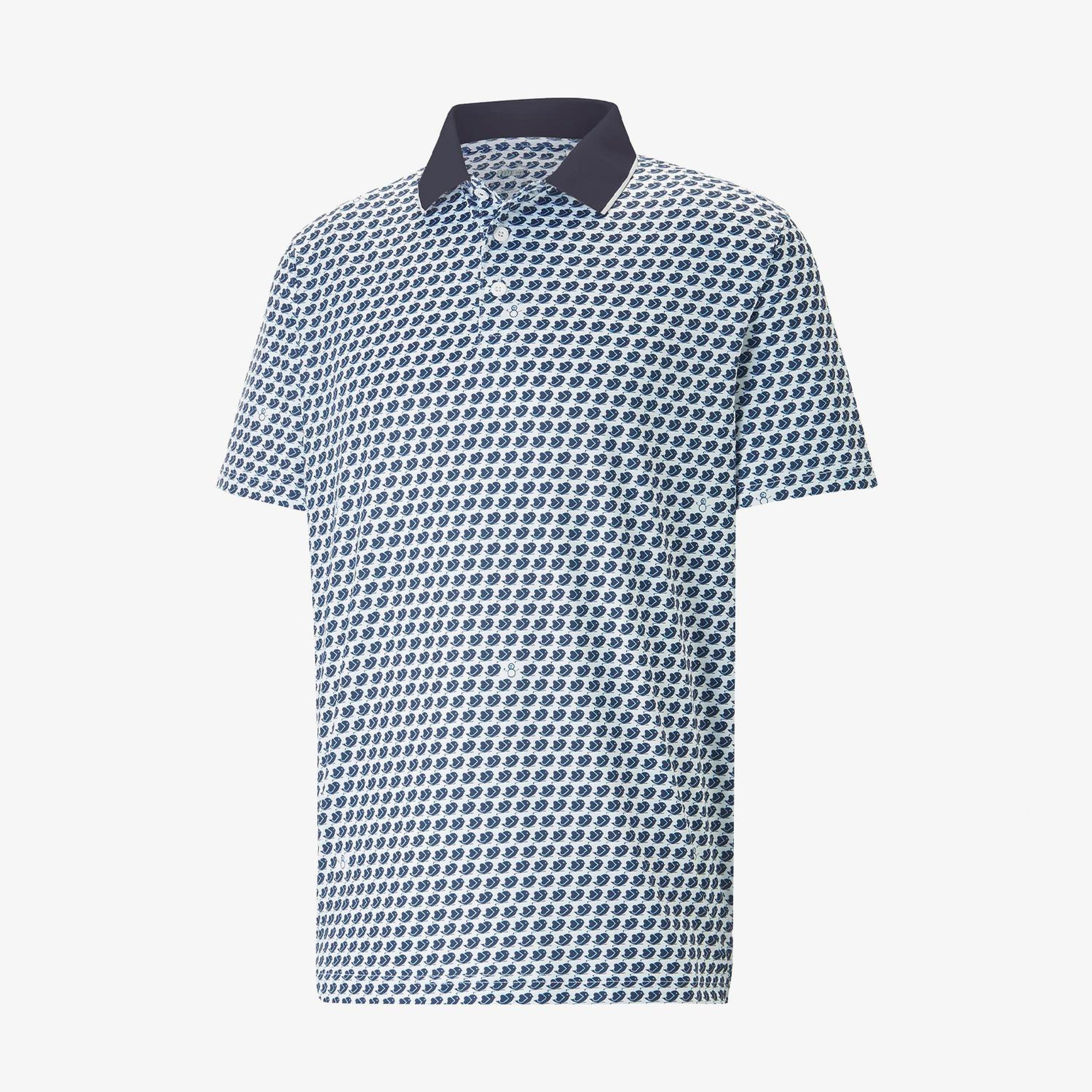 Puma Mattr Love/H8 Golf Erkek Mavi Polo