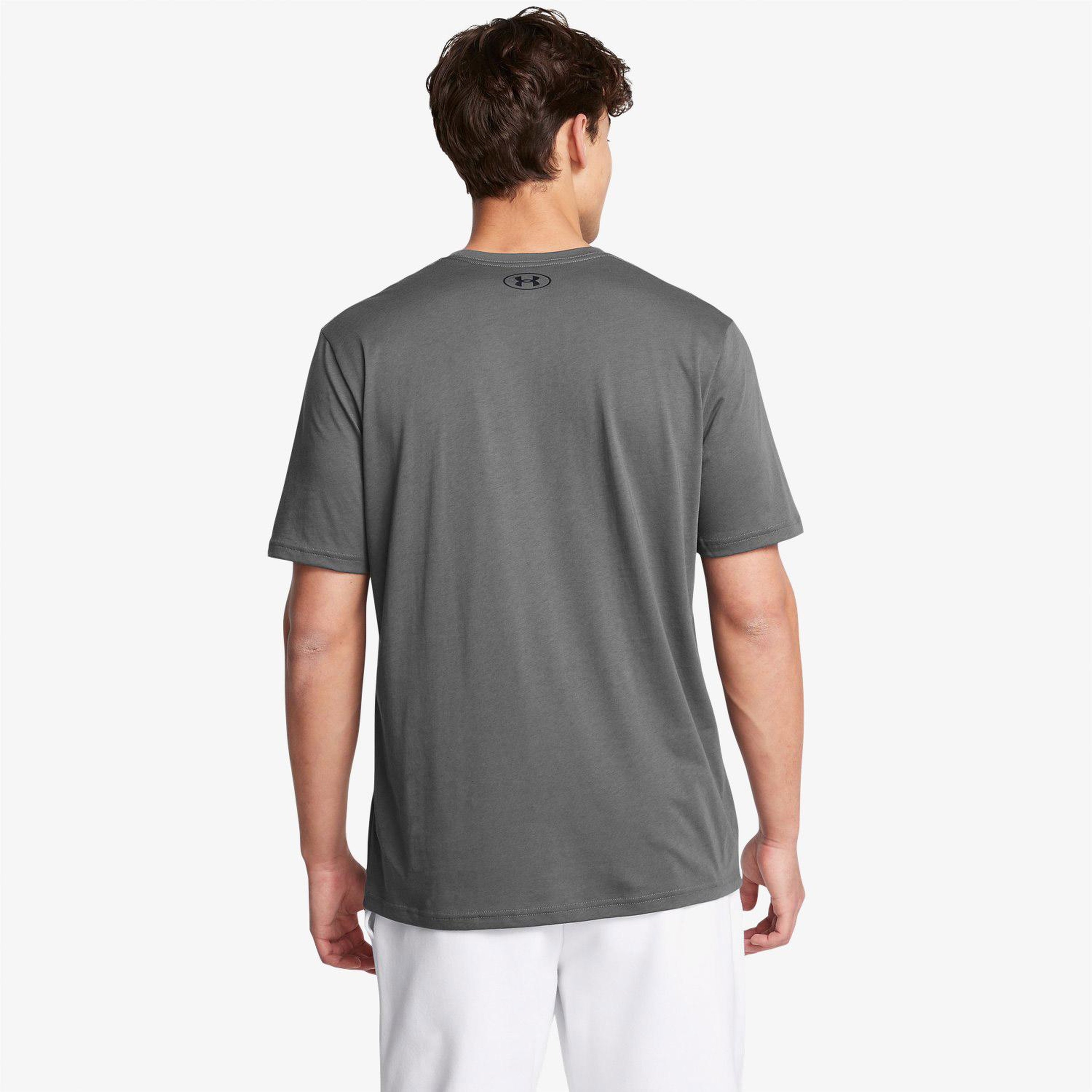 Under Armour Sportstyle Lc Ss Erkek Gri T-Shirt