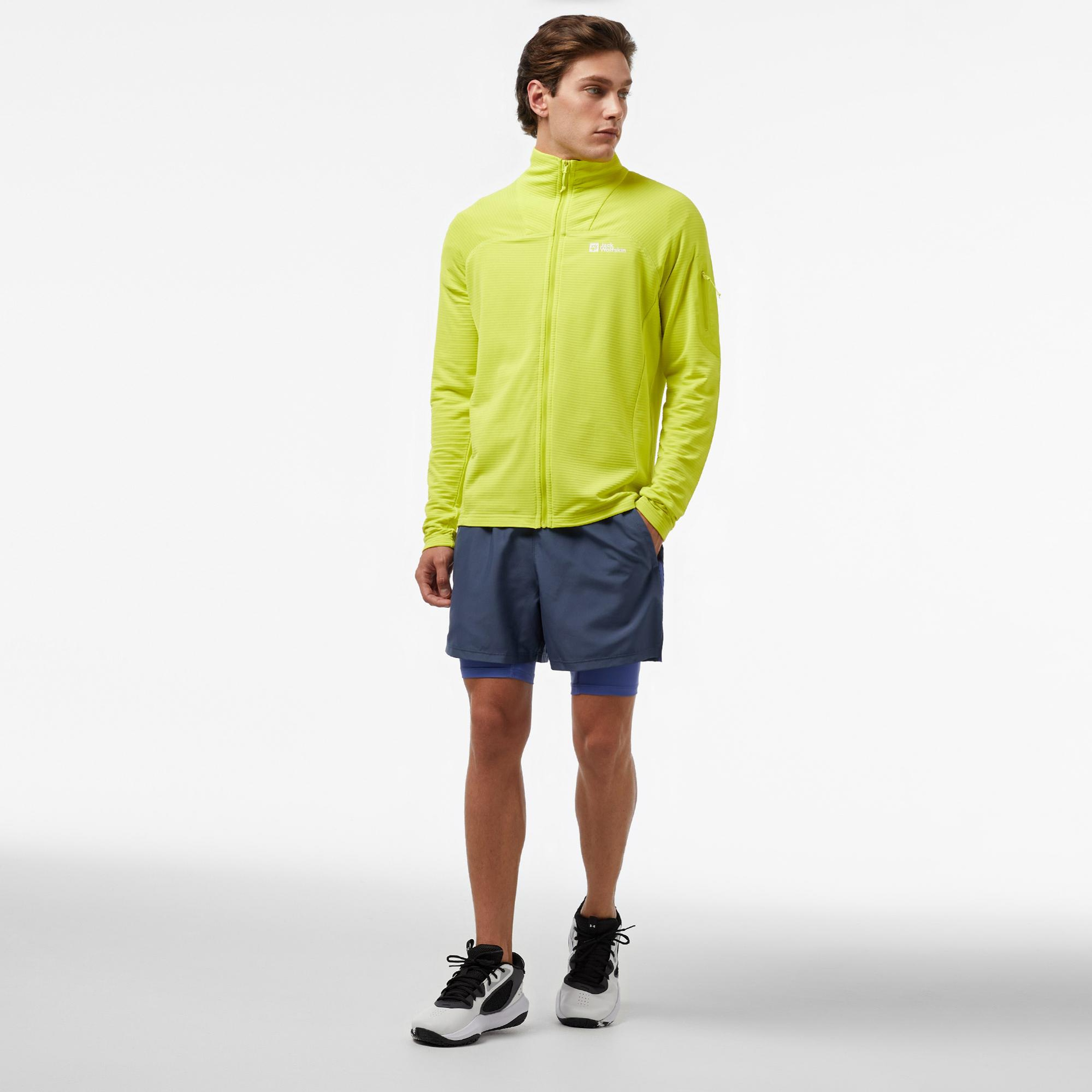 Jack Wolfskin Prelight Erkek Sarı Polar