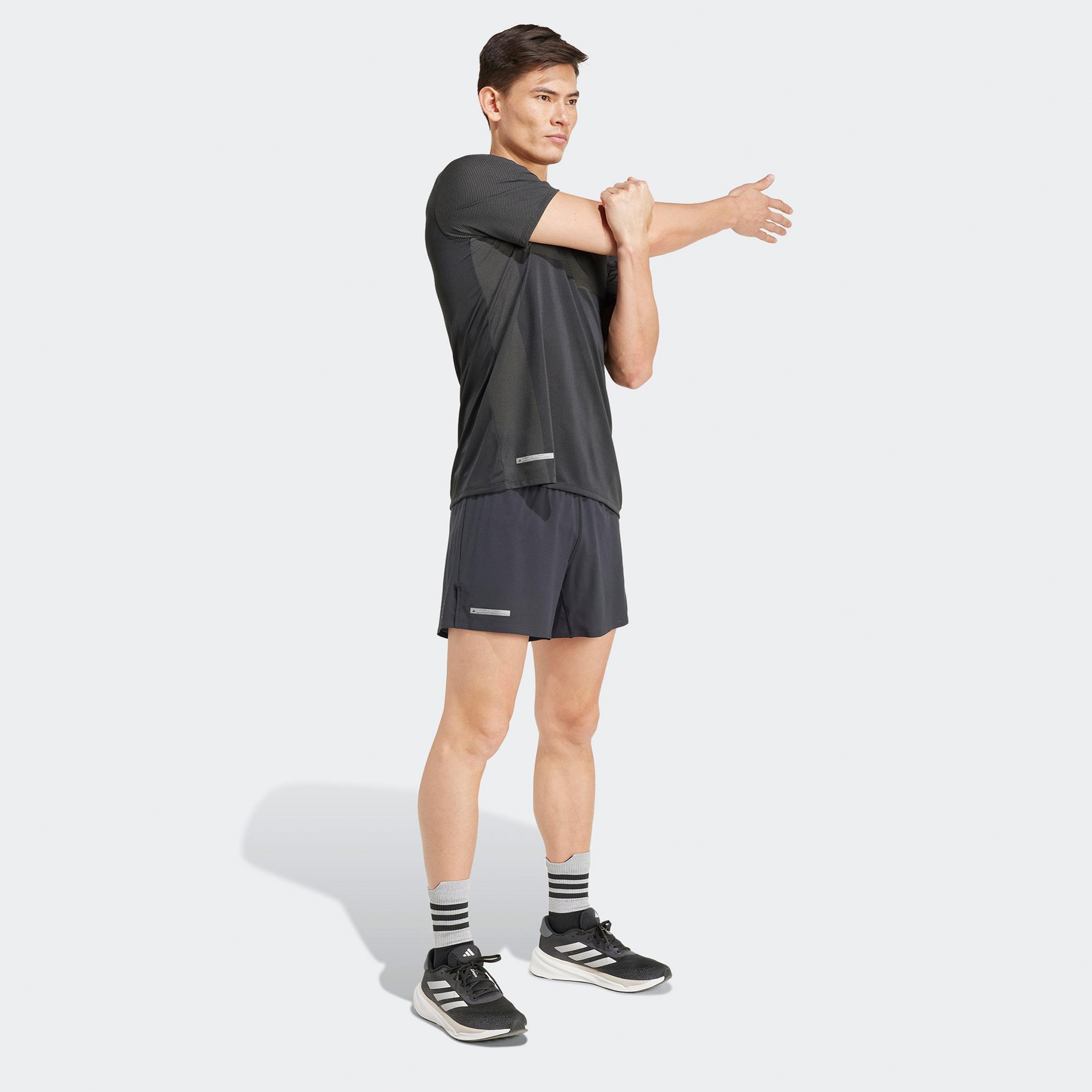 adidas Ultimate HEAT.RDY Erkek Siyah Koşu Şortu