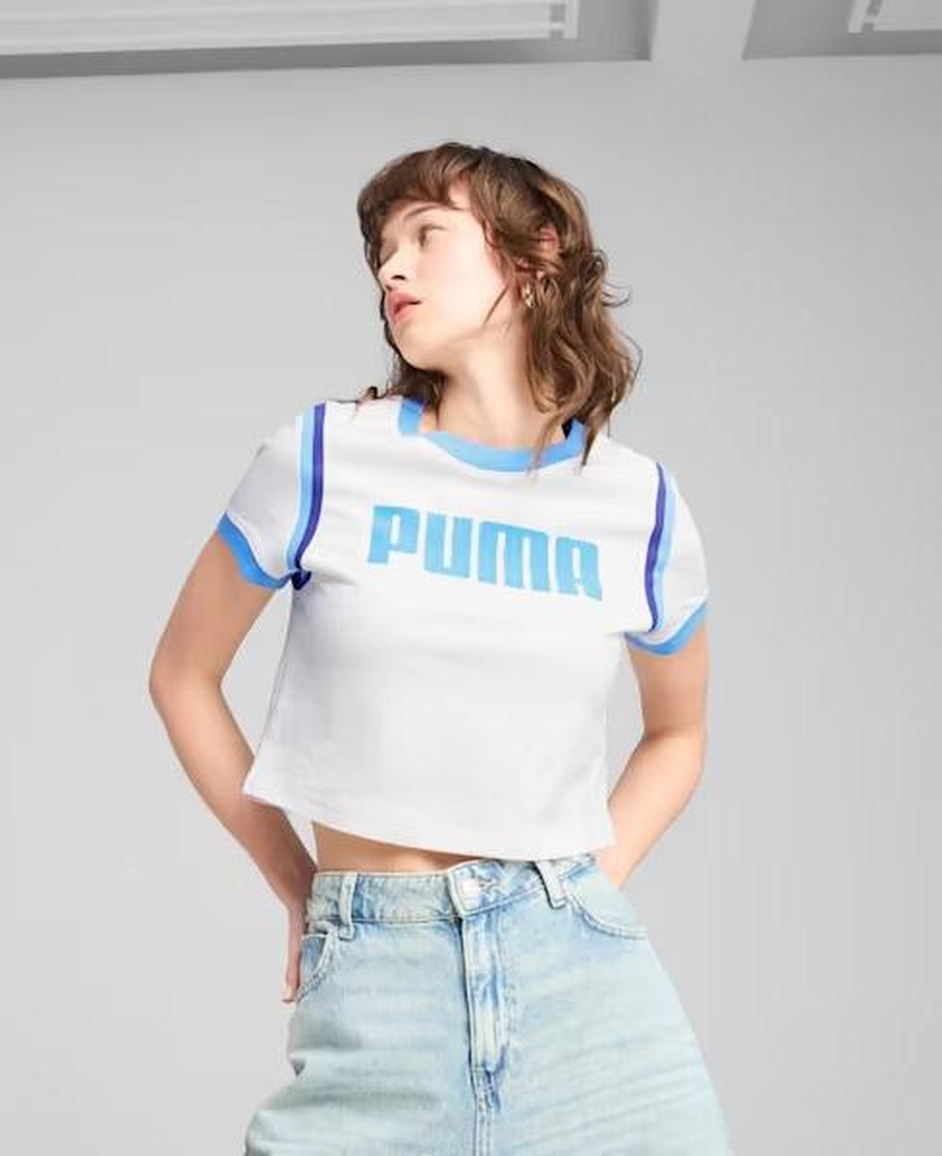 Puma Future Archive Baby Kadın Beyaz T-Shirt