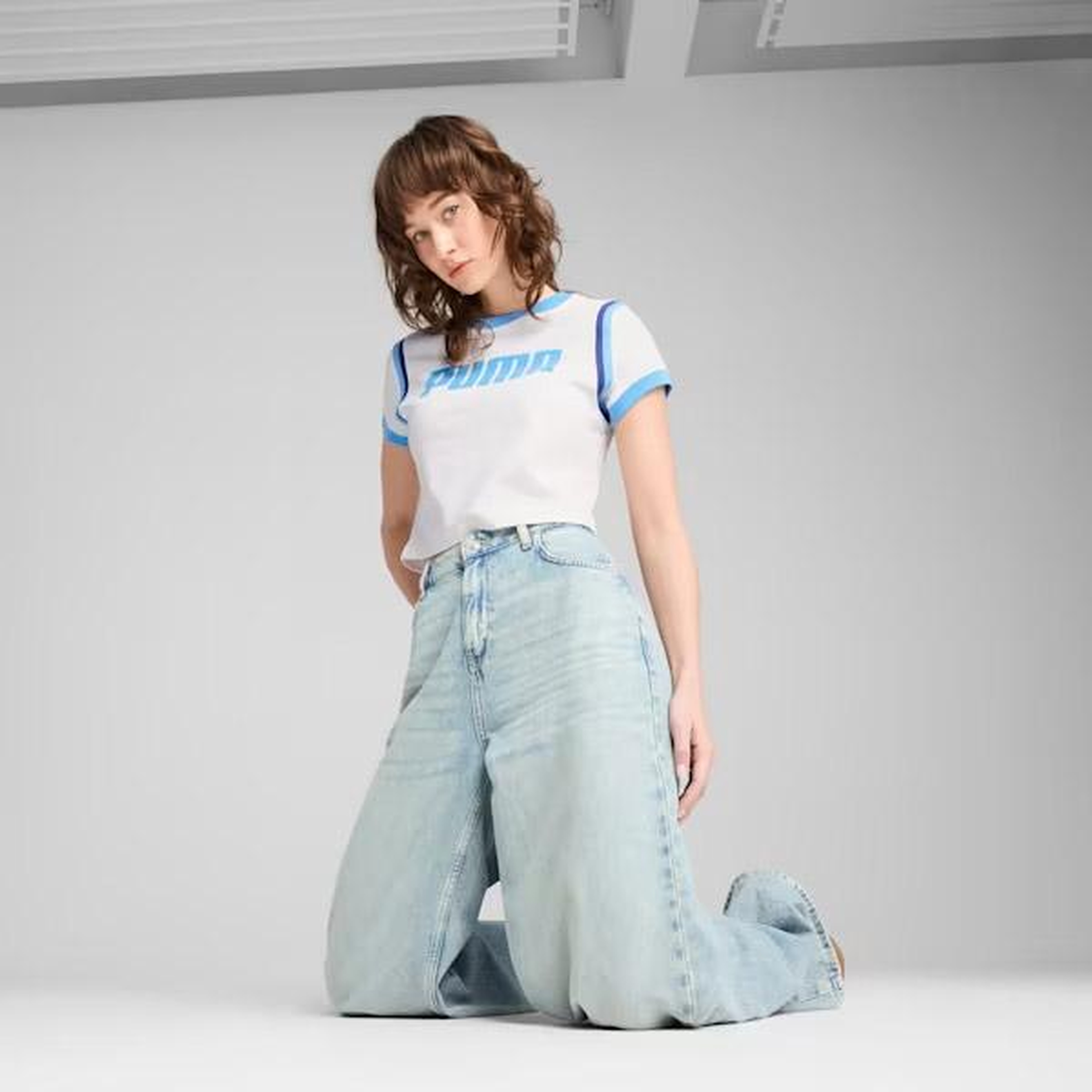 Puma Future Archive Baby Kadın Beyaz T-Shirt