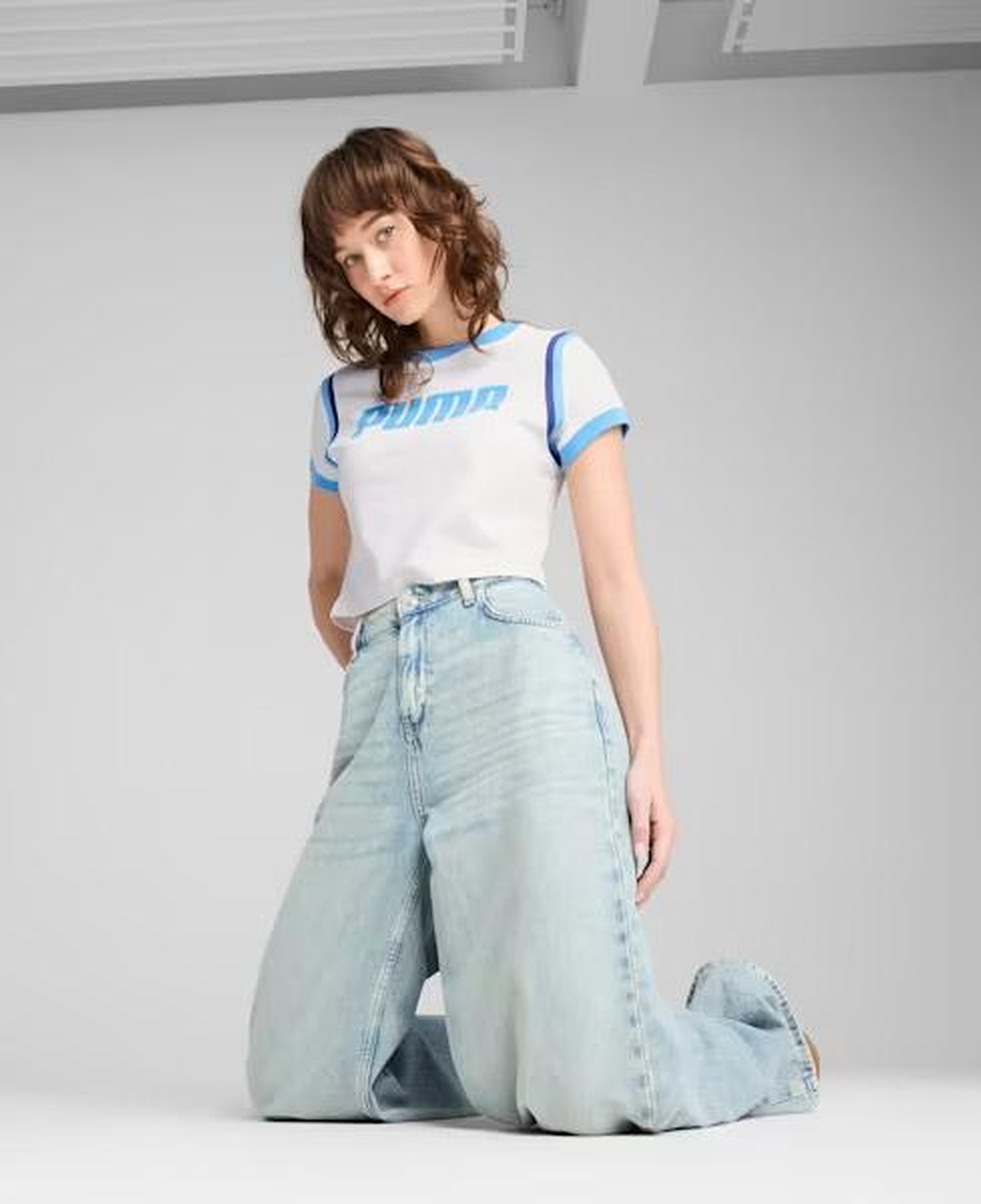 Puma Future Archive Baby Kadın Beyaz T-Shirt