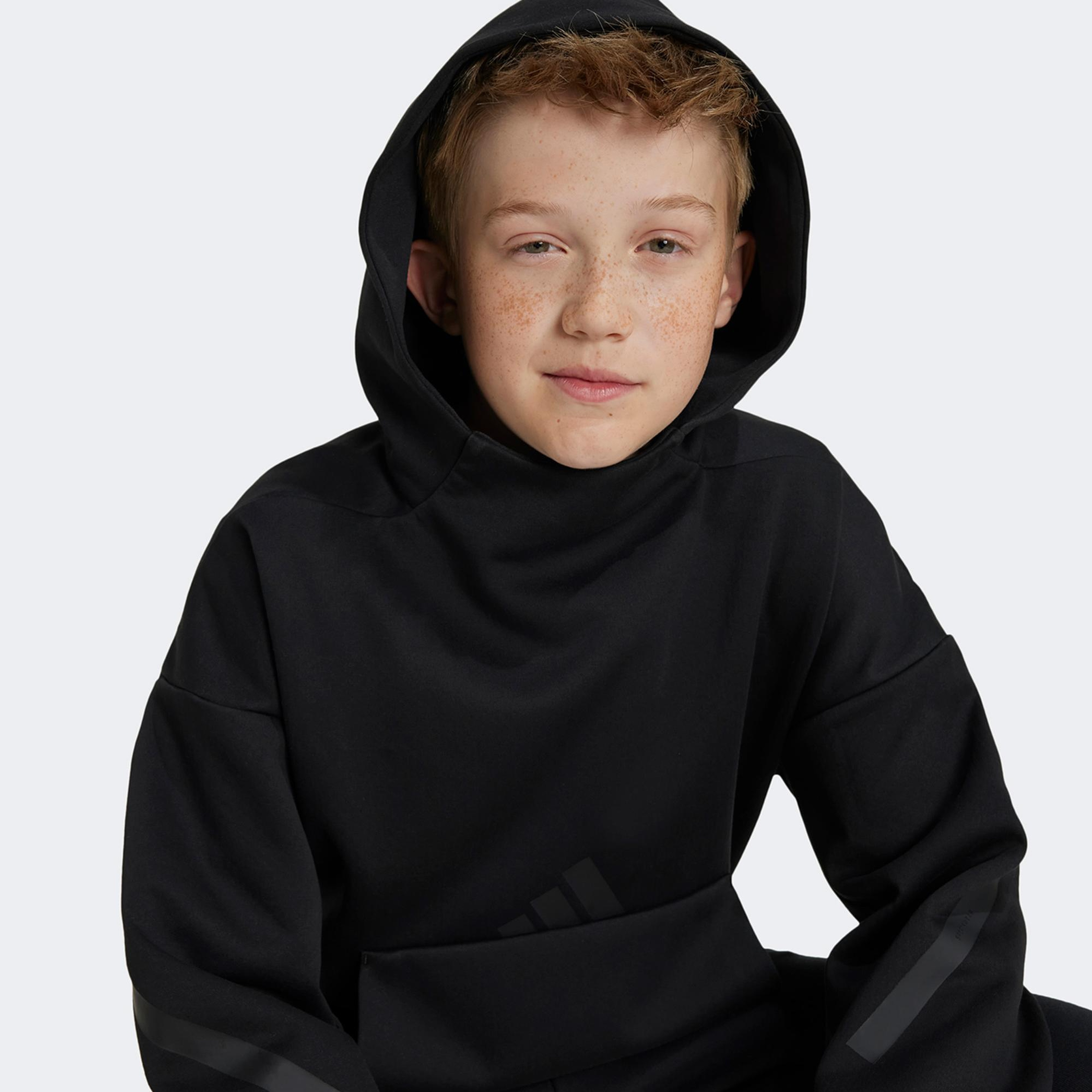 adidas Z.N.E. Çocuk Siyah Günlük Sweatshirt