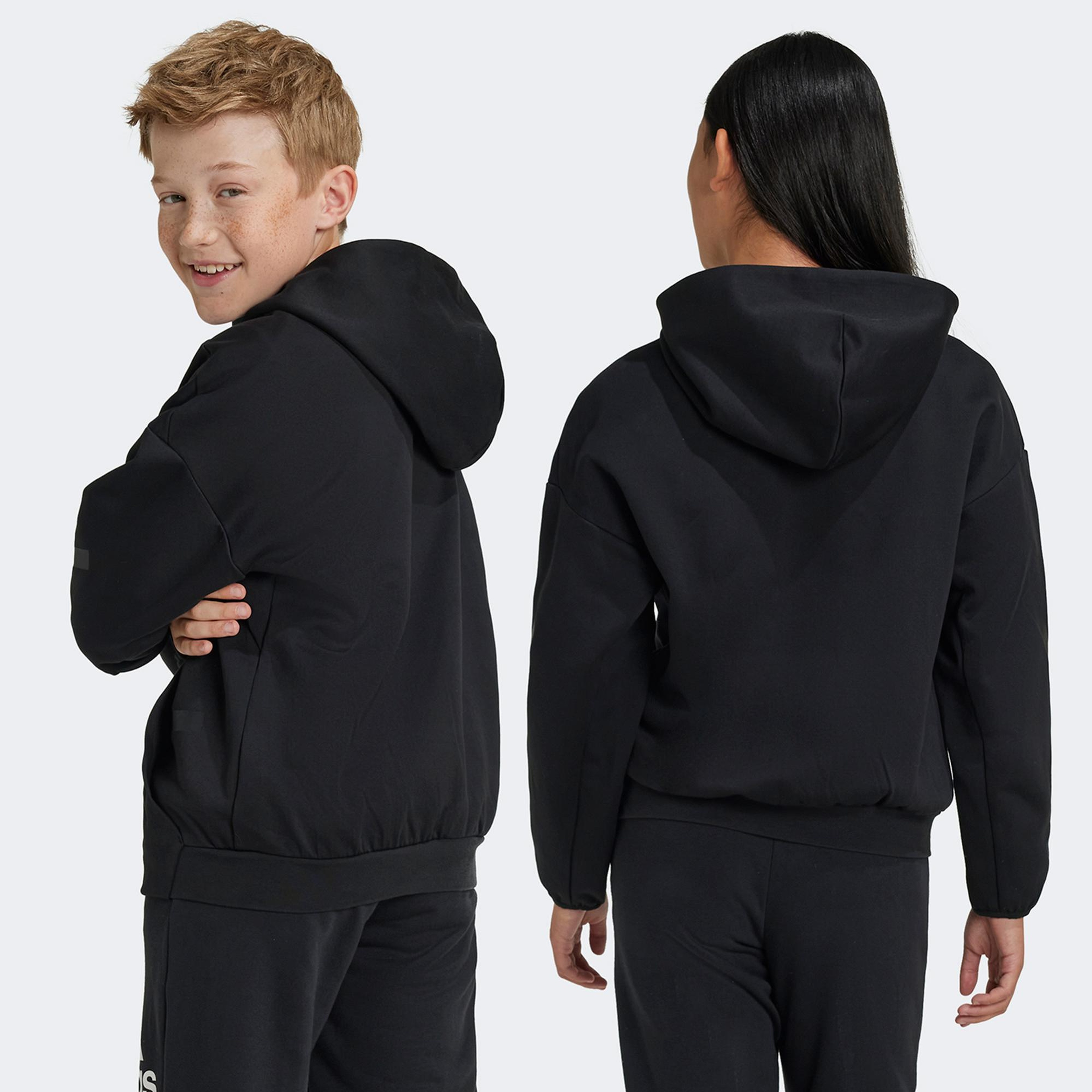 adidas Z.N.E. Çocuk Siyah Günlük Sweatshirt