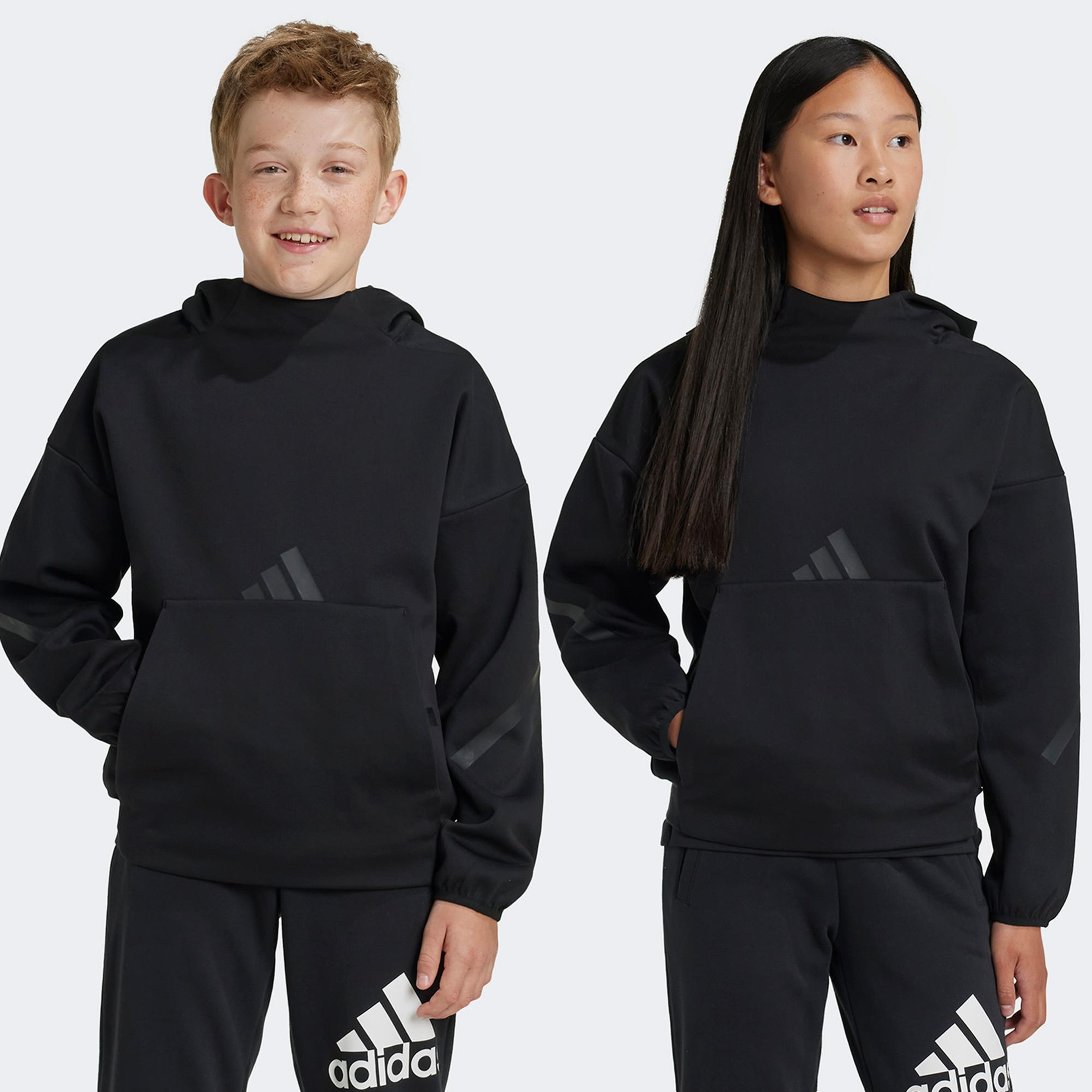 adidas Z.N.E. Çocuk Siyah Günlük Sweatshirt