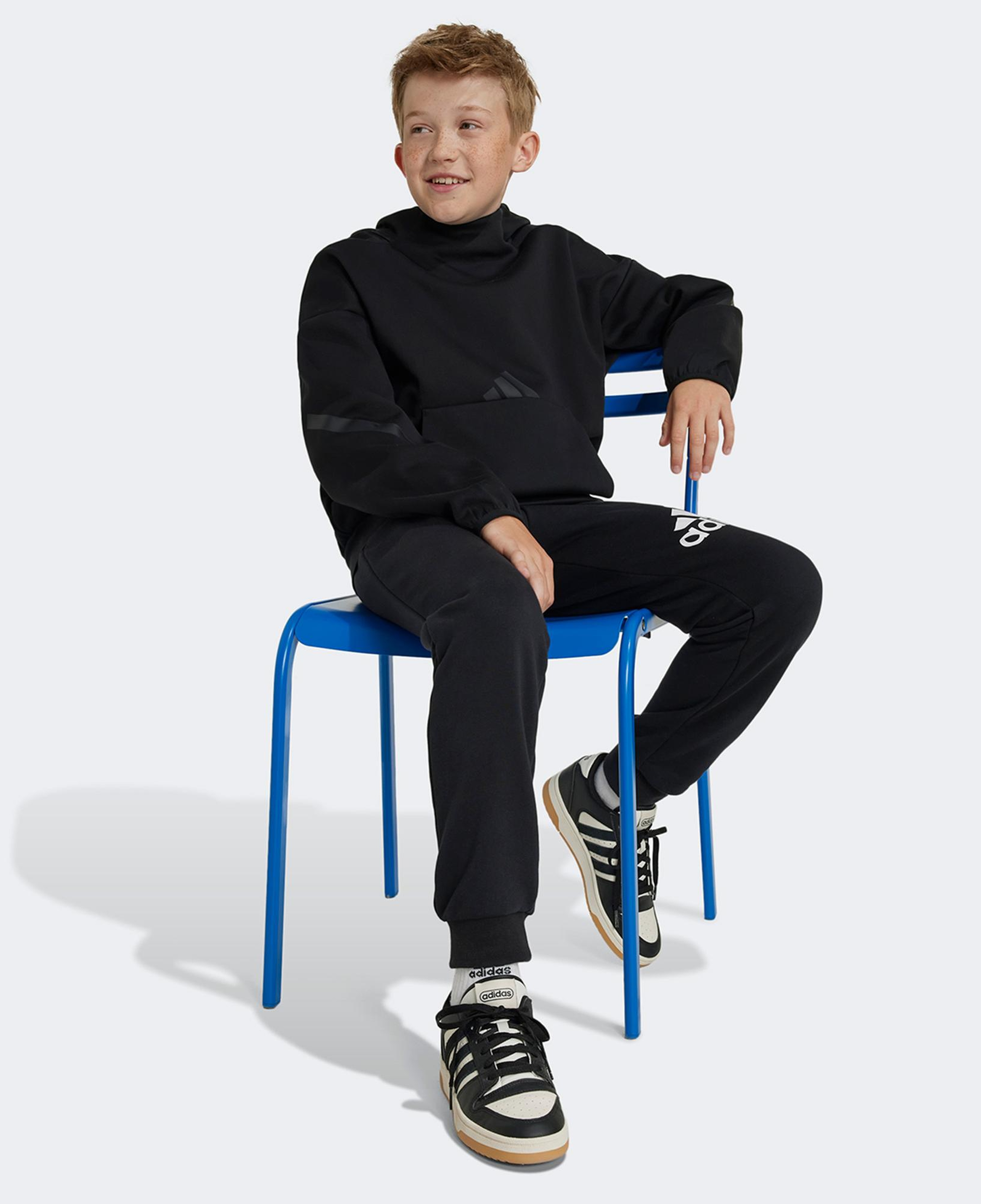 adidas Z.N.E. Çocuk Siyah Günlük Sweatshirt