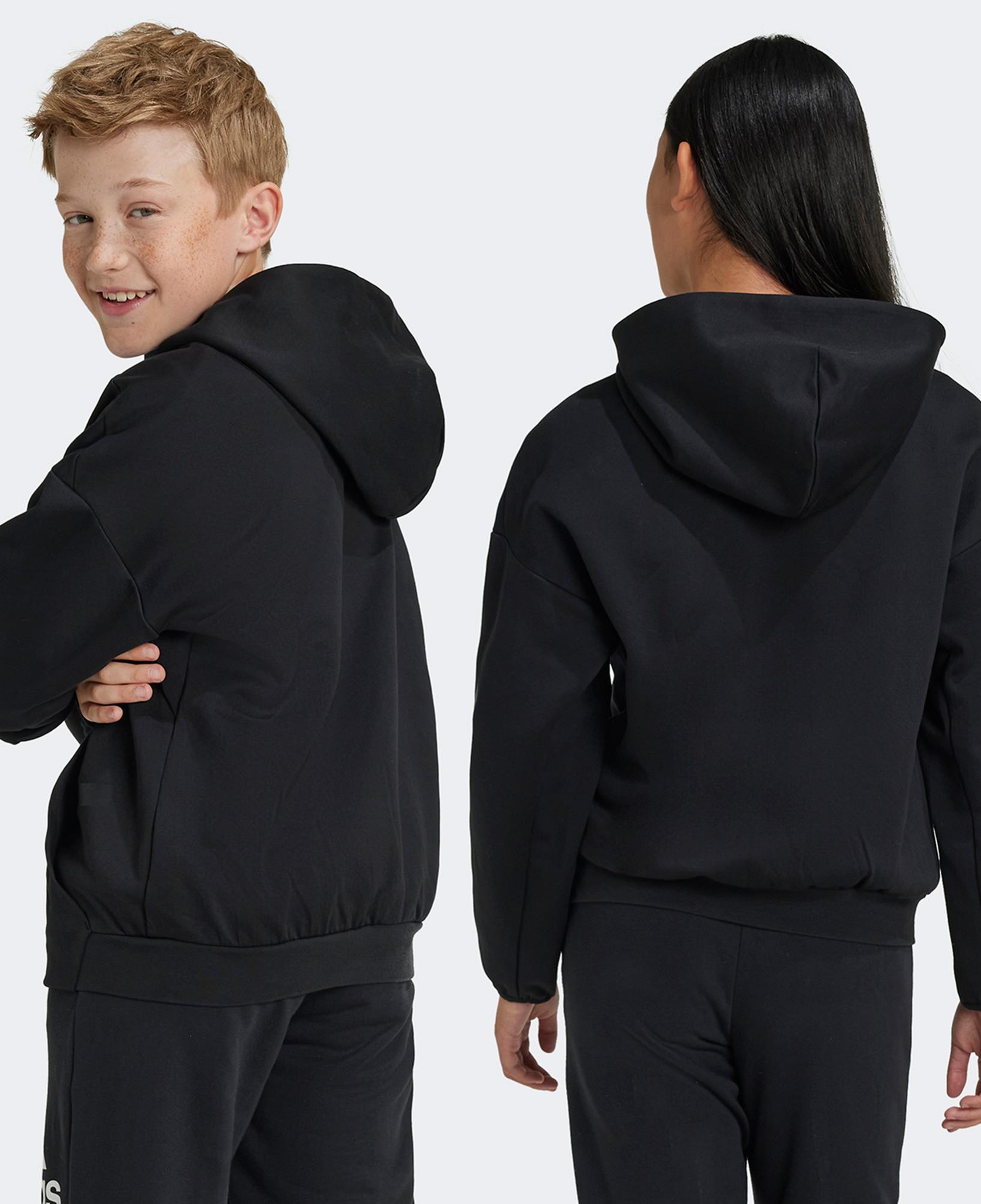 adidas Z.N.E. Çocuk Siyah Günlük Sweatshirt