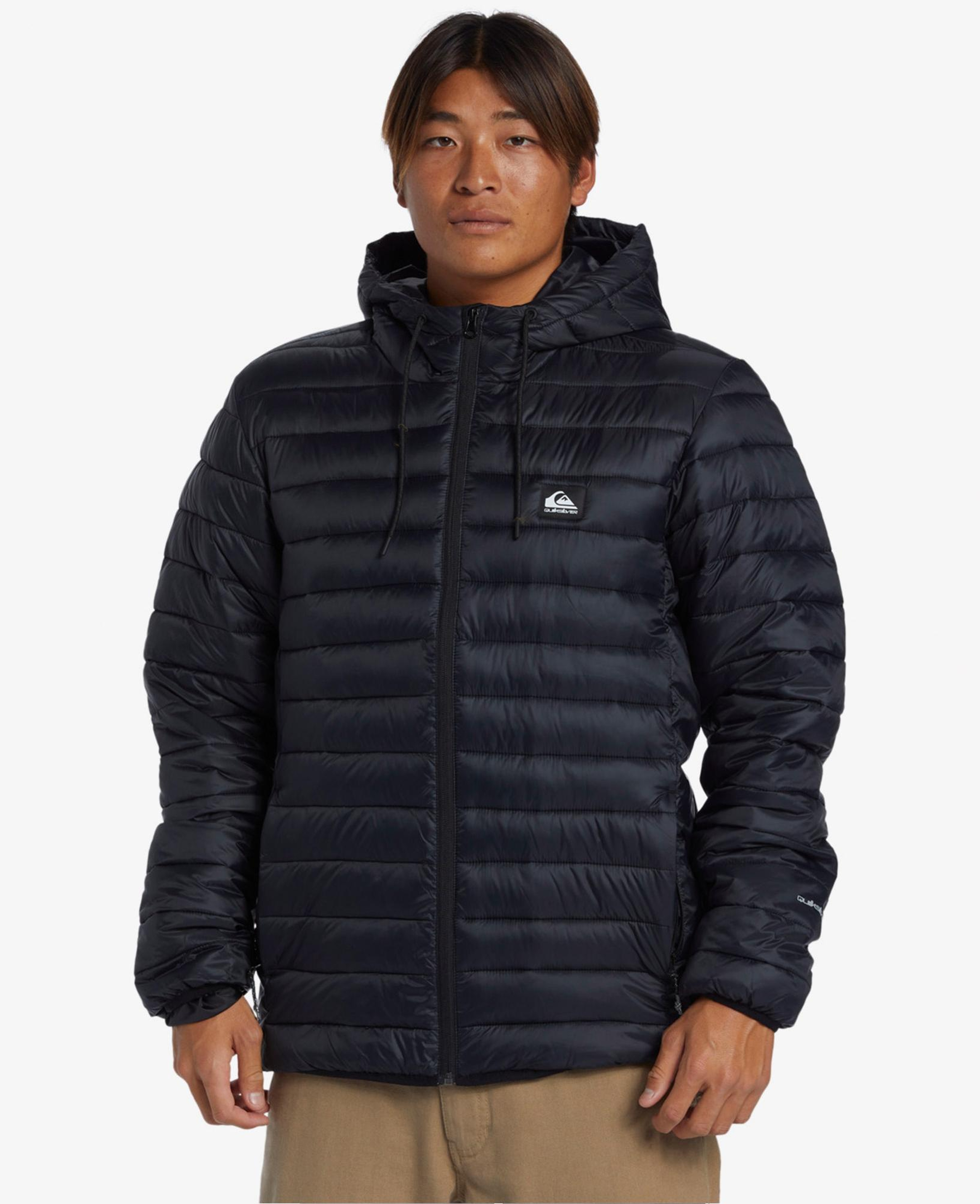 Quiksilver Scaly Insulated Erkek Siyah Mont
