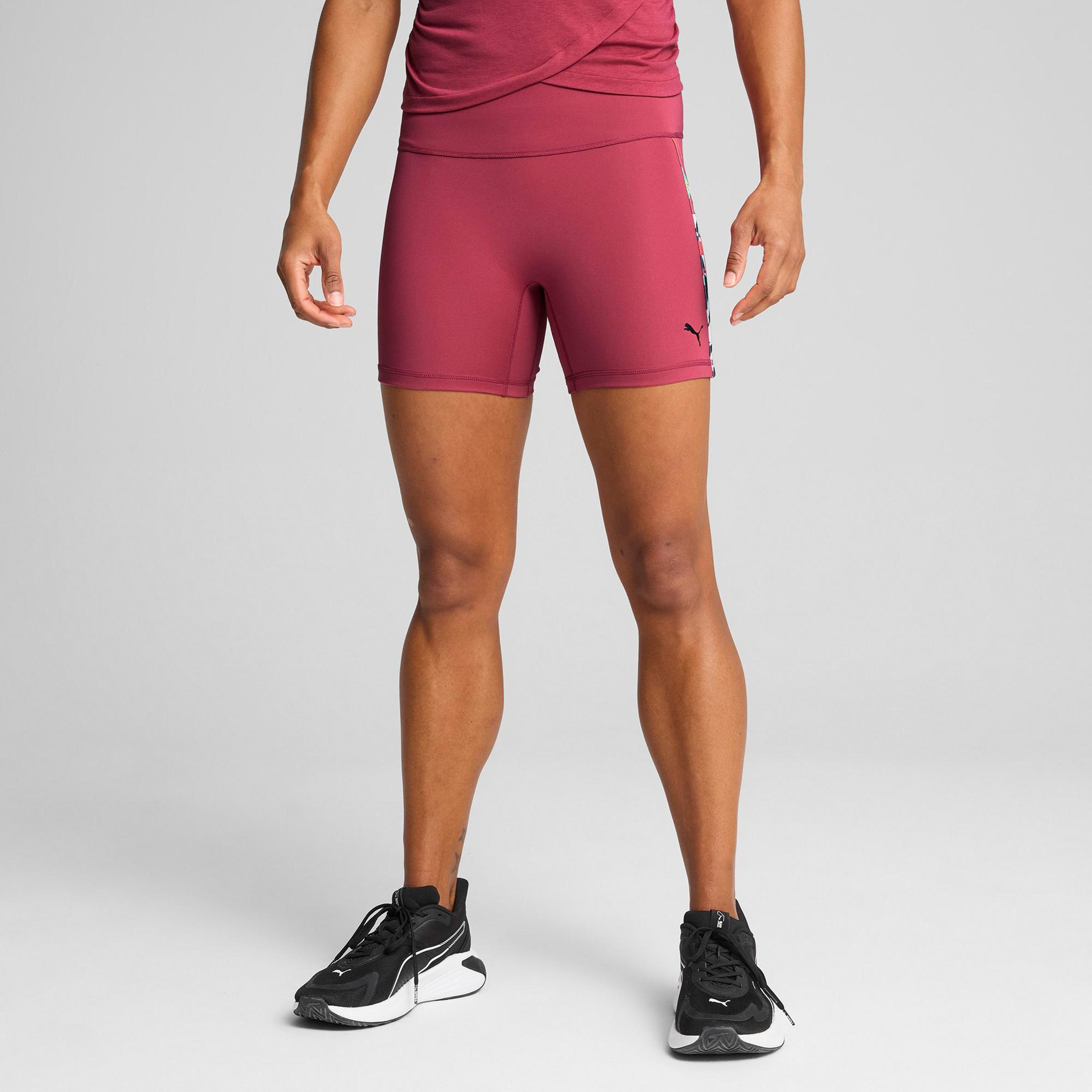 Puma Tropical Aop Hw 5 Kadın Pembe Antrenman Şortu