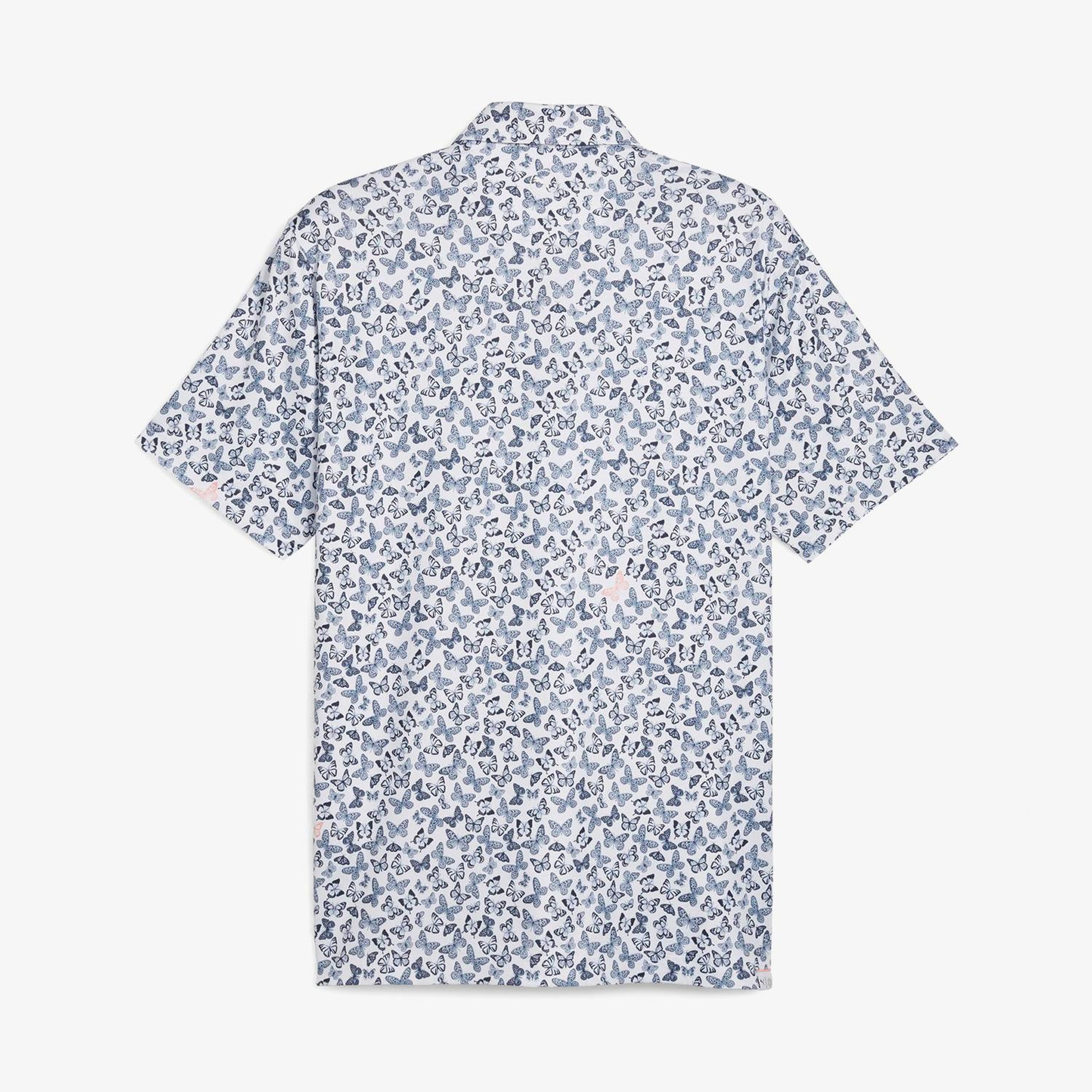 Puma Cloudspun Butterflies Erkek Beyaz Polo