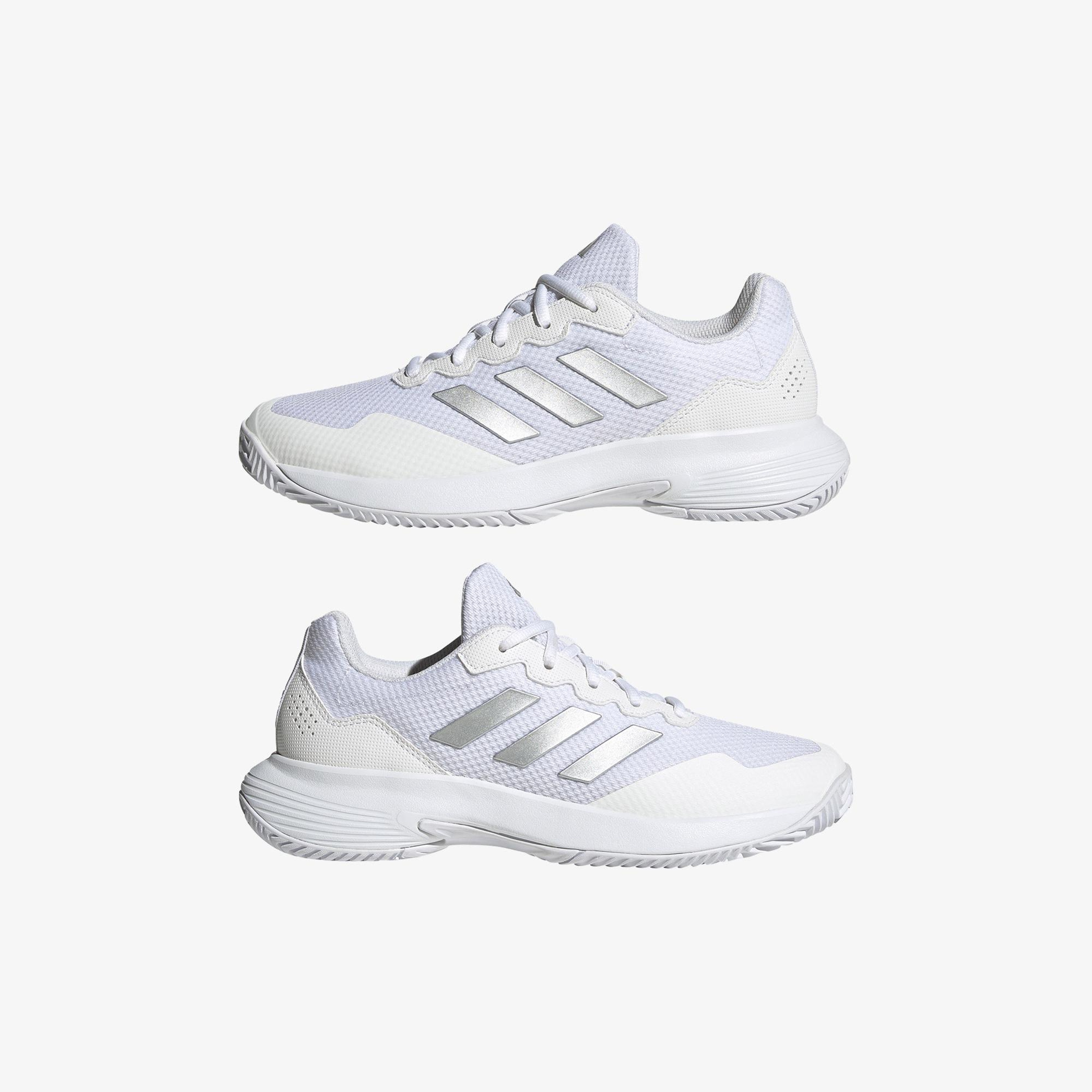 adidas Gamecourt 2.0 Kadın Beyaz Tenis Ayakkabısı