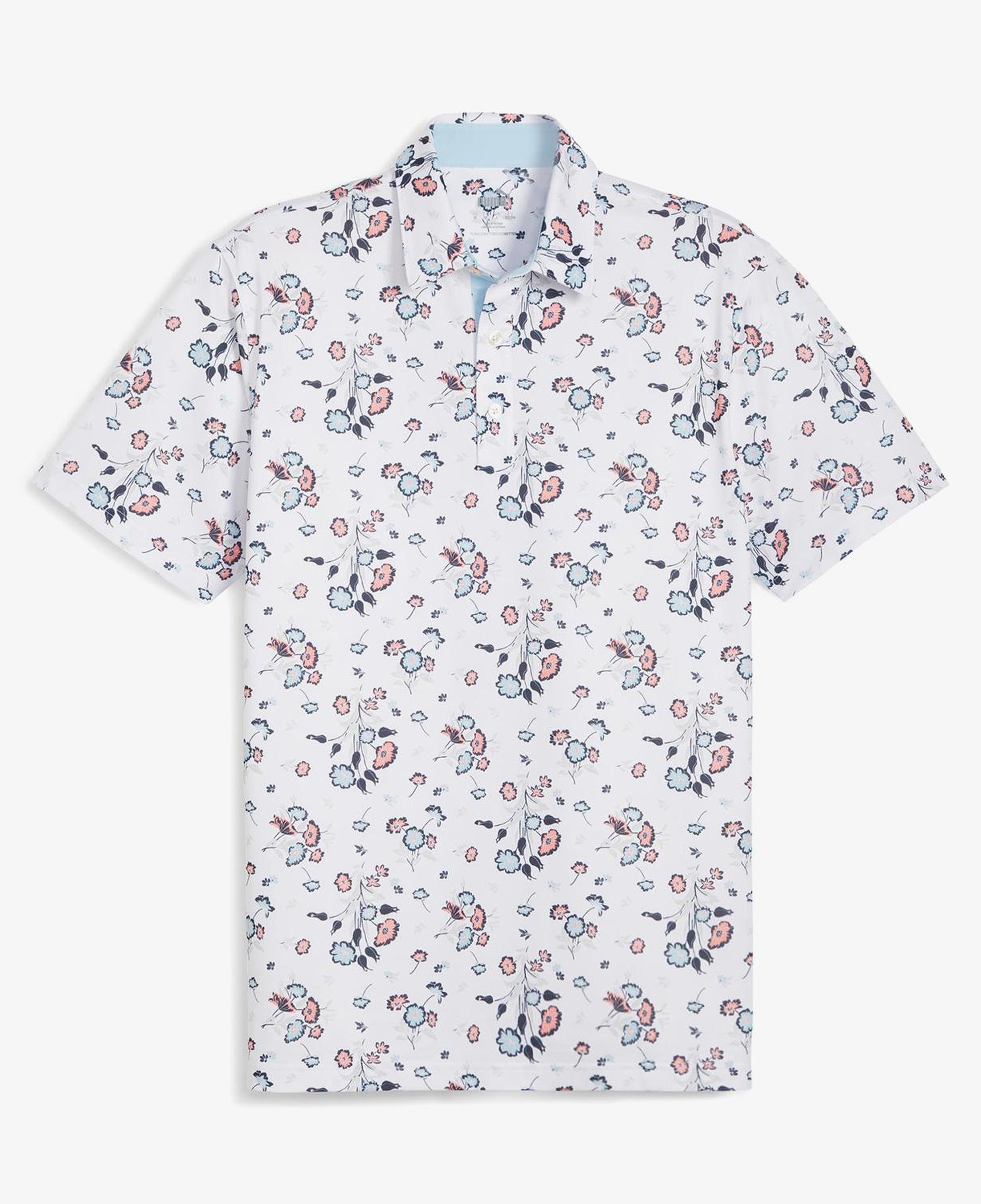 Puma Heirloom Erkek Beyaz Desenli Polo