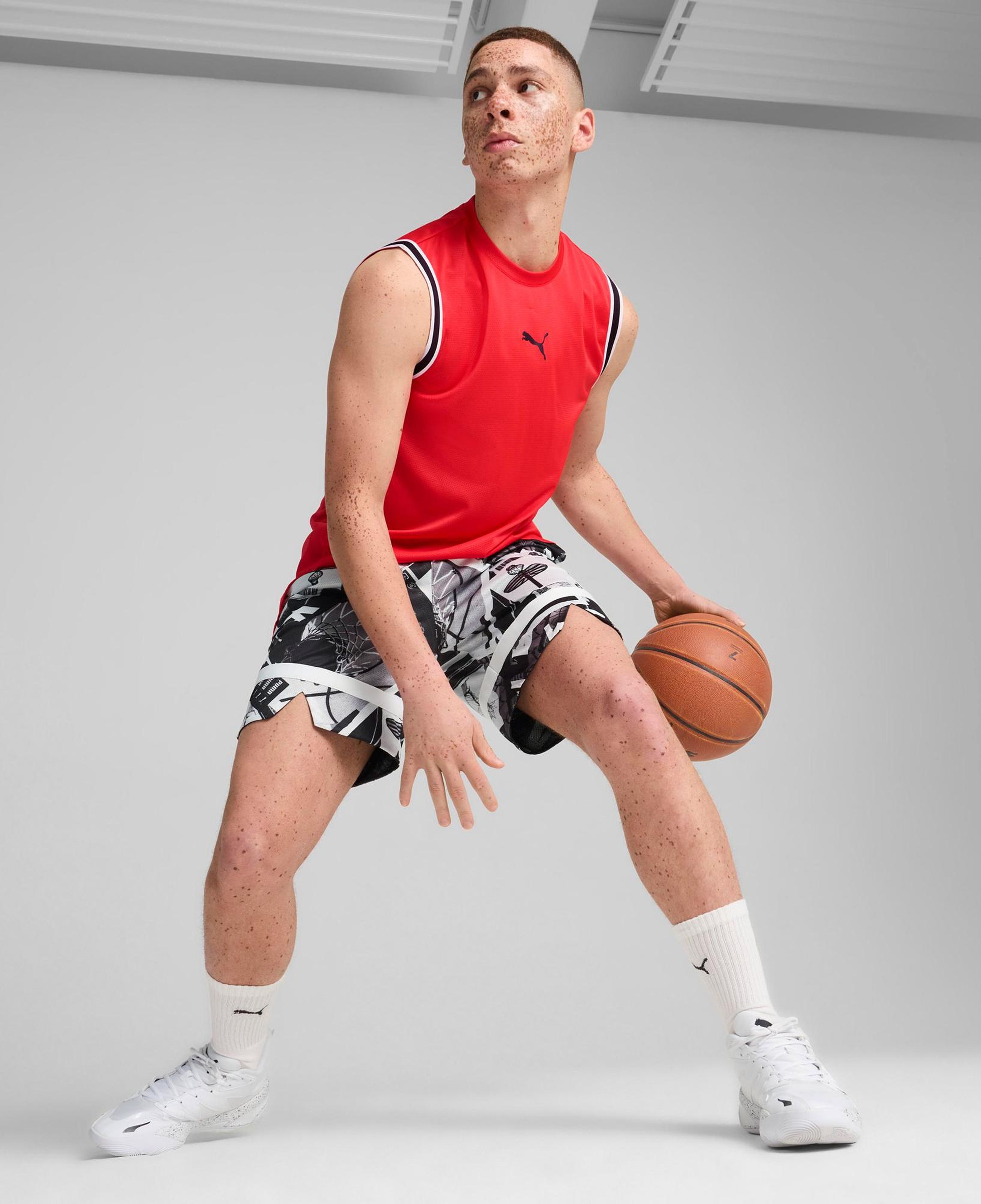 Puma Winning Shot Erkek Kırmızı Basketbol Atleti