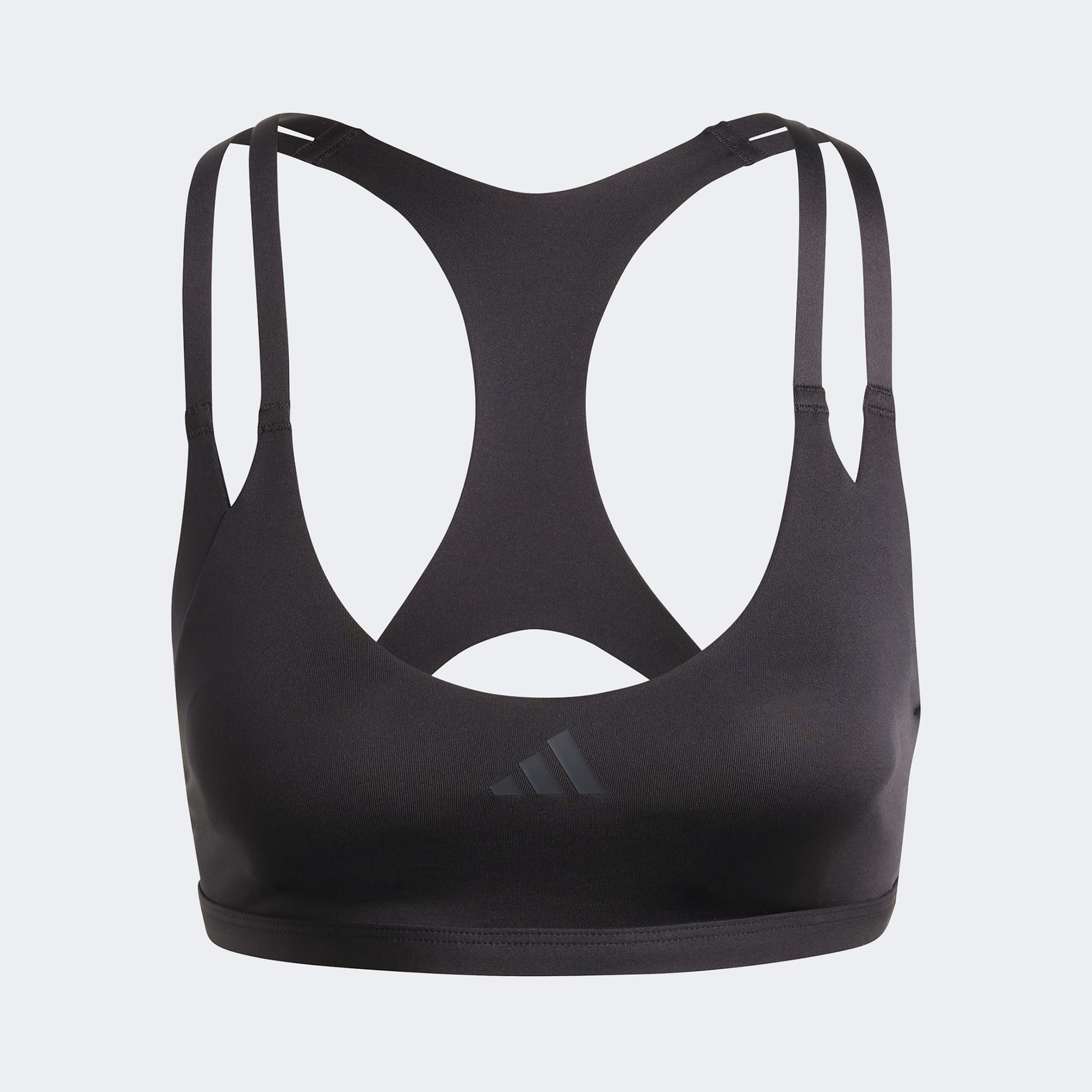 adidas Aeroimpact Luxe Light Support Kadın Siyah Antrenman Bra