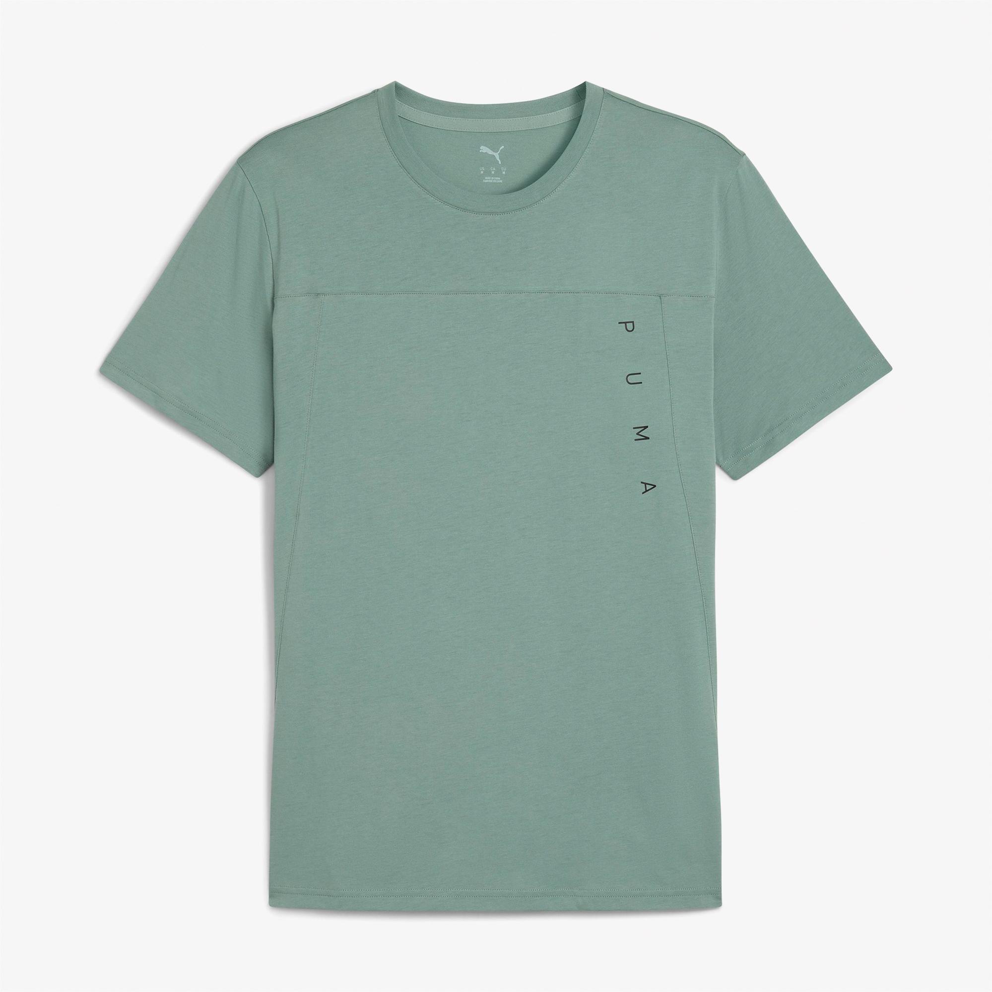 Puma Tad Tech Triblend Erkek Yeşil Antrenman T-Shirt