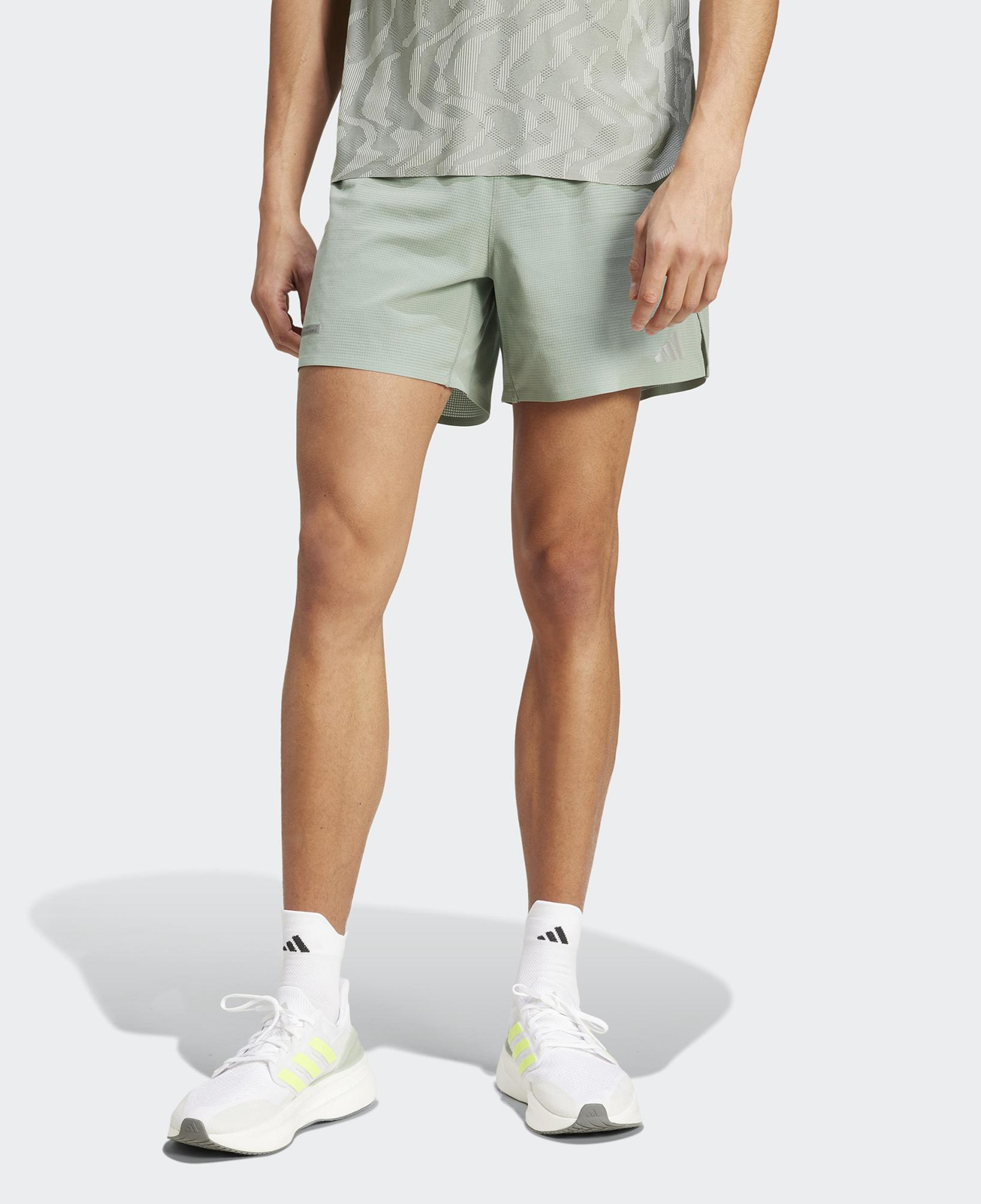 adidas Ultimate Heat.Rdy Erkek Yeşil Koşu Şortu