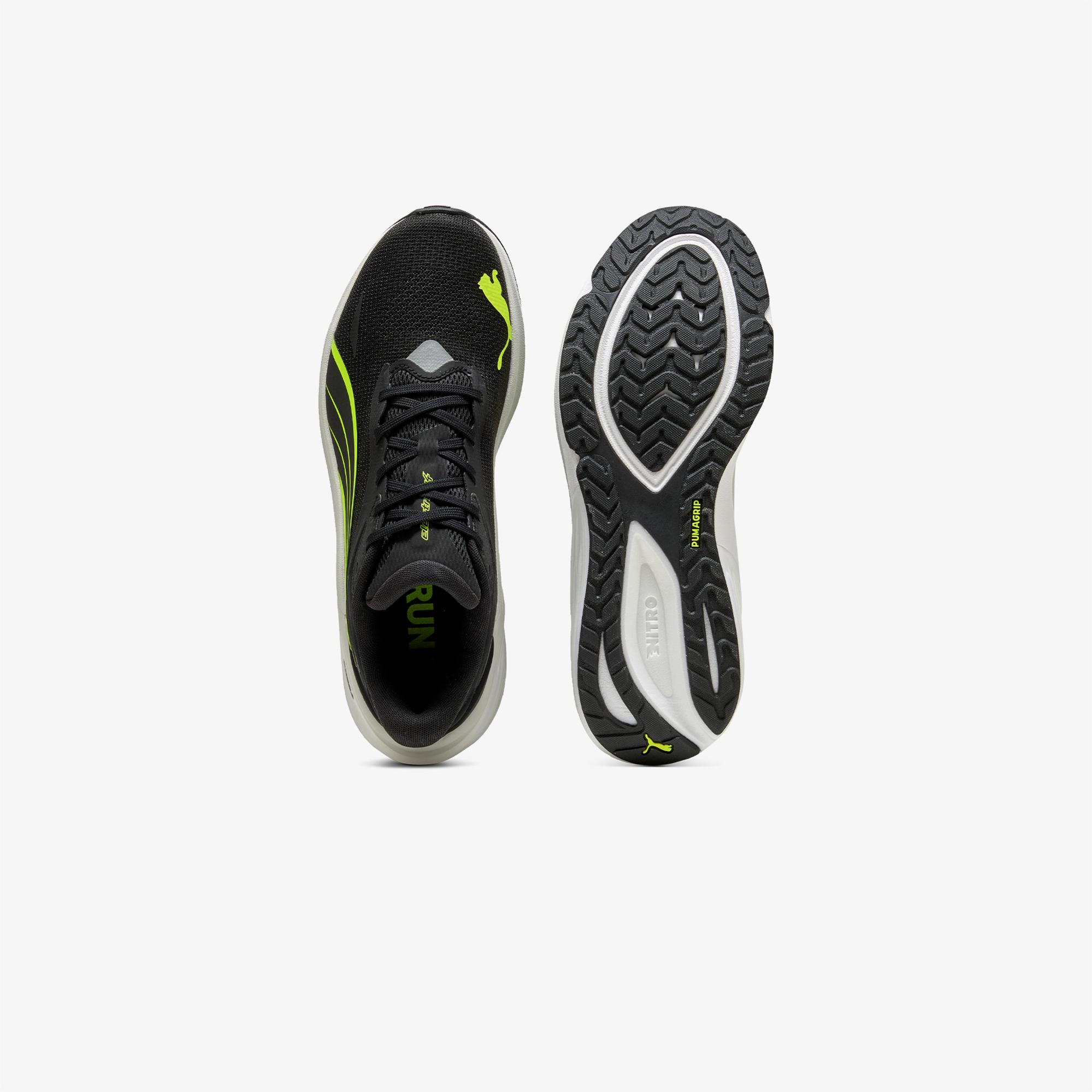 Puma Electrify Nitro 4 Erkek Siyah Koşu Ayakkabısı