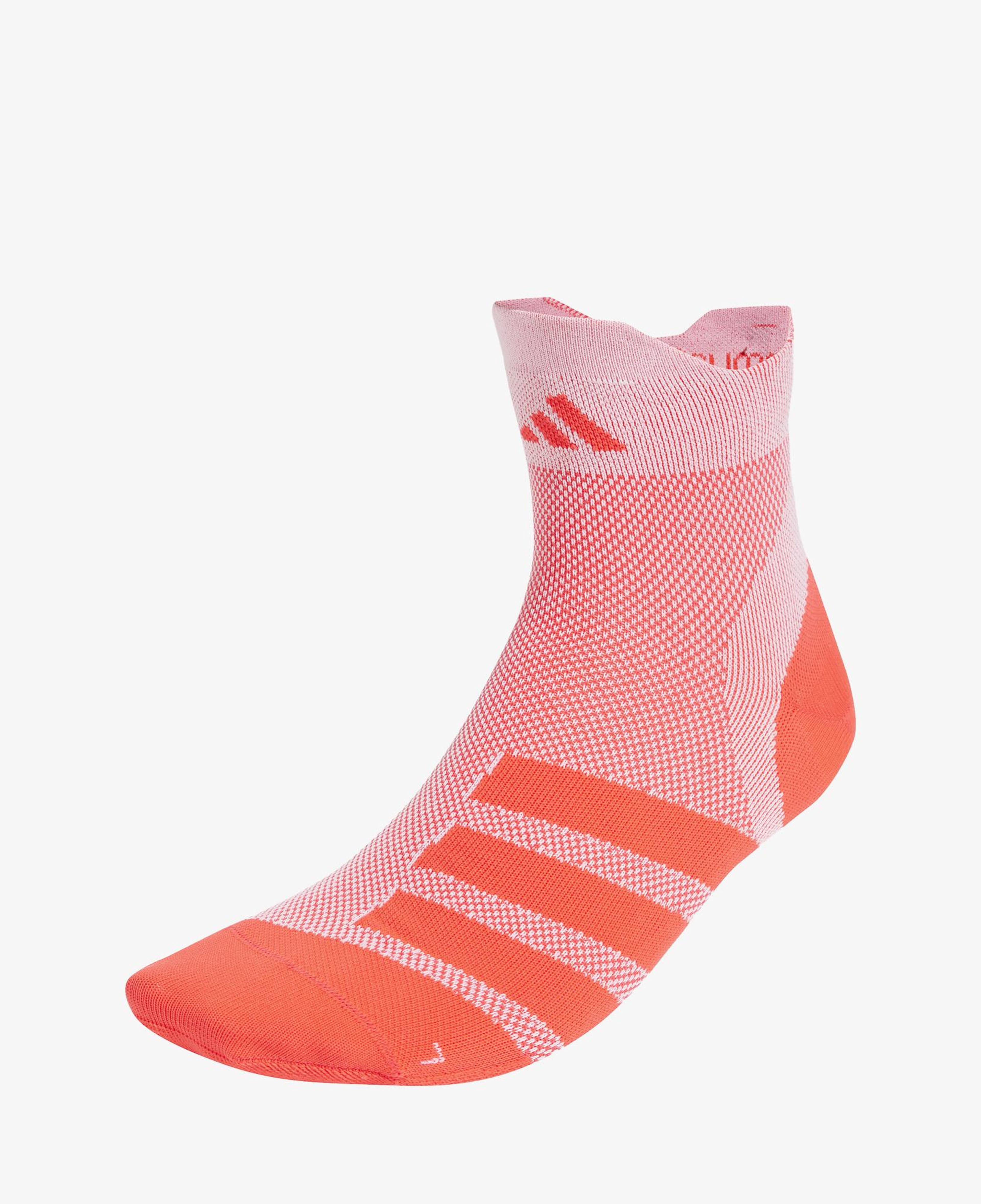 adidas RunXAdizero Unisex Pembe Bilekli Koşu Çorabı