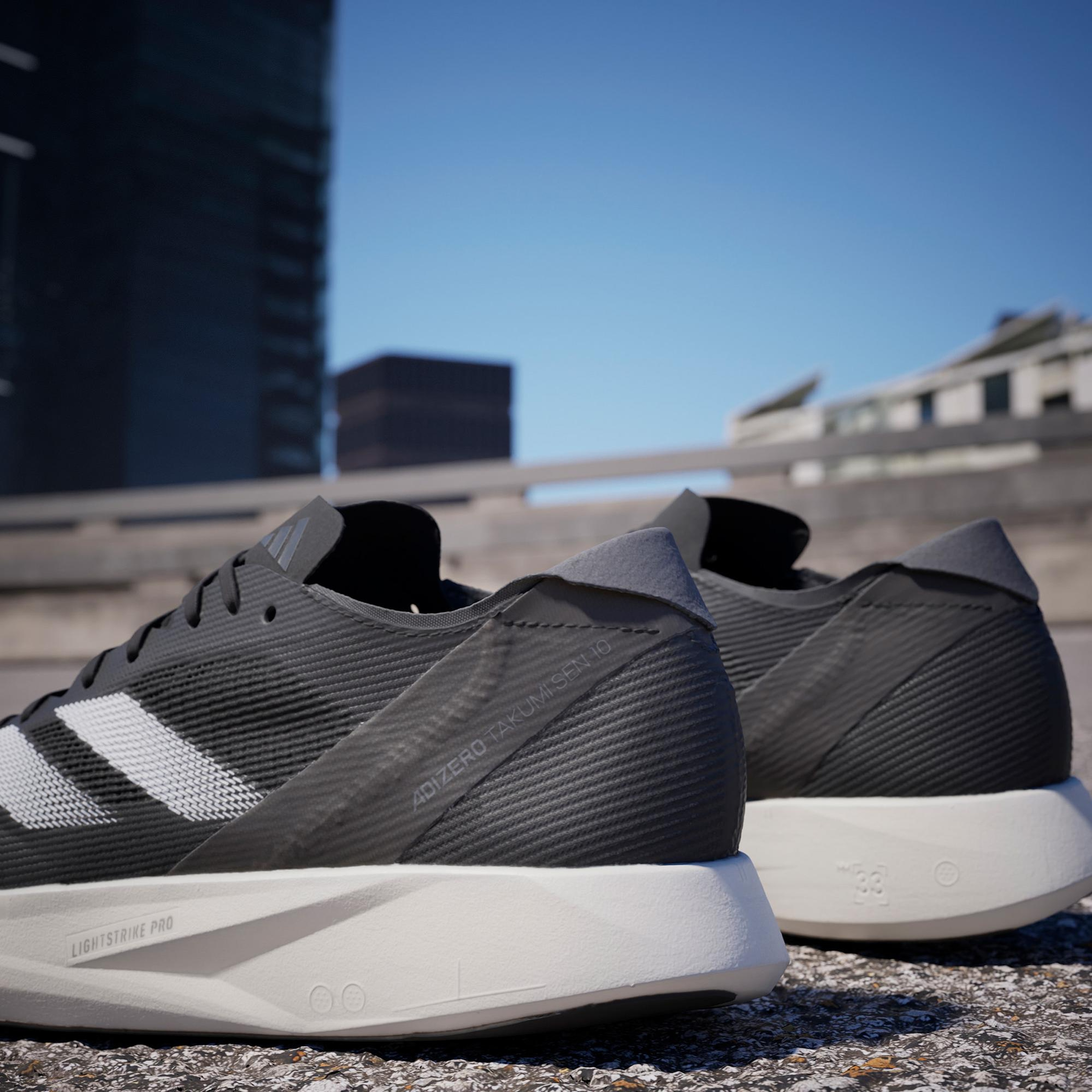 adidas Adizero Takumi Sen 10 Erkek Siyah Koşu Ayakkabısı