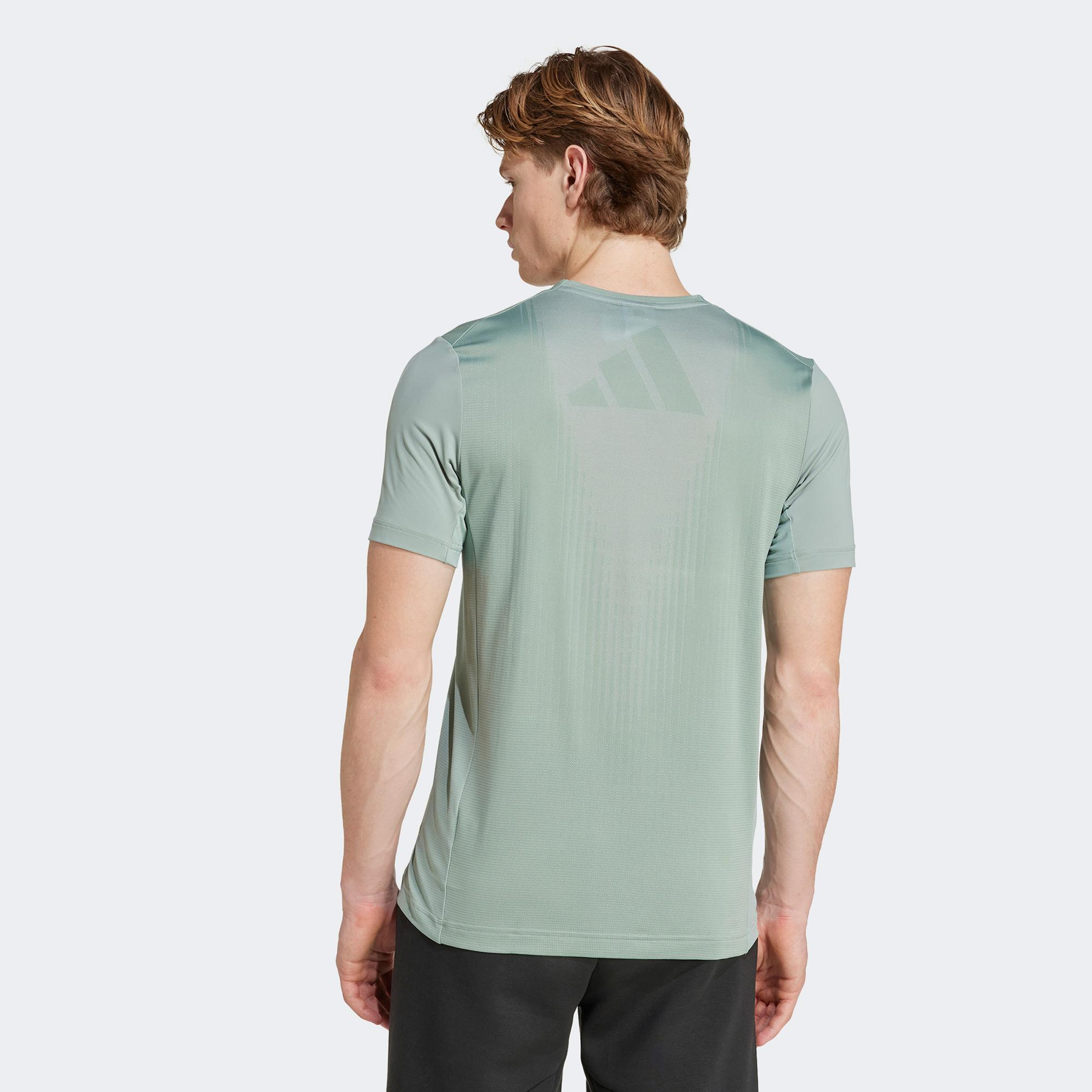 adidas Airchill Erkek Yeşil Antrenman T-Shirt