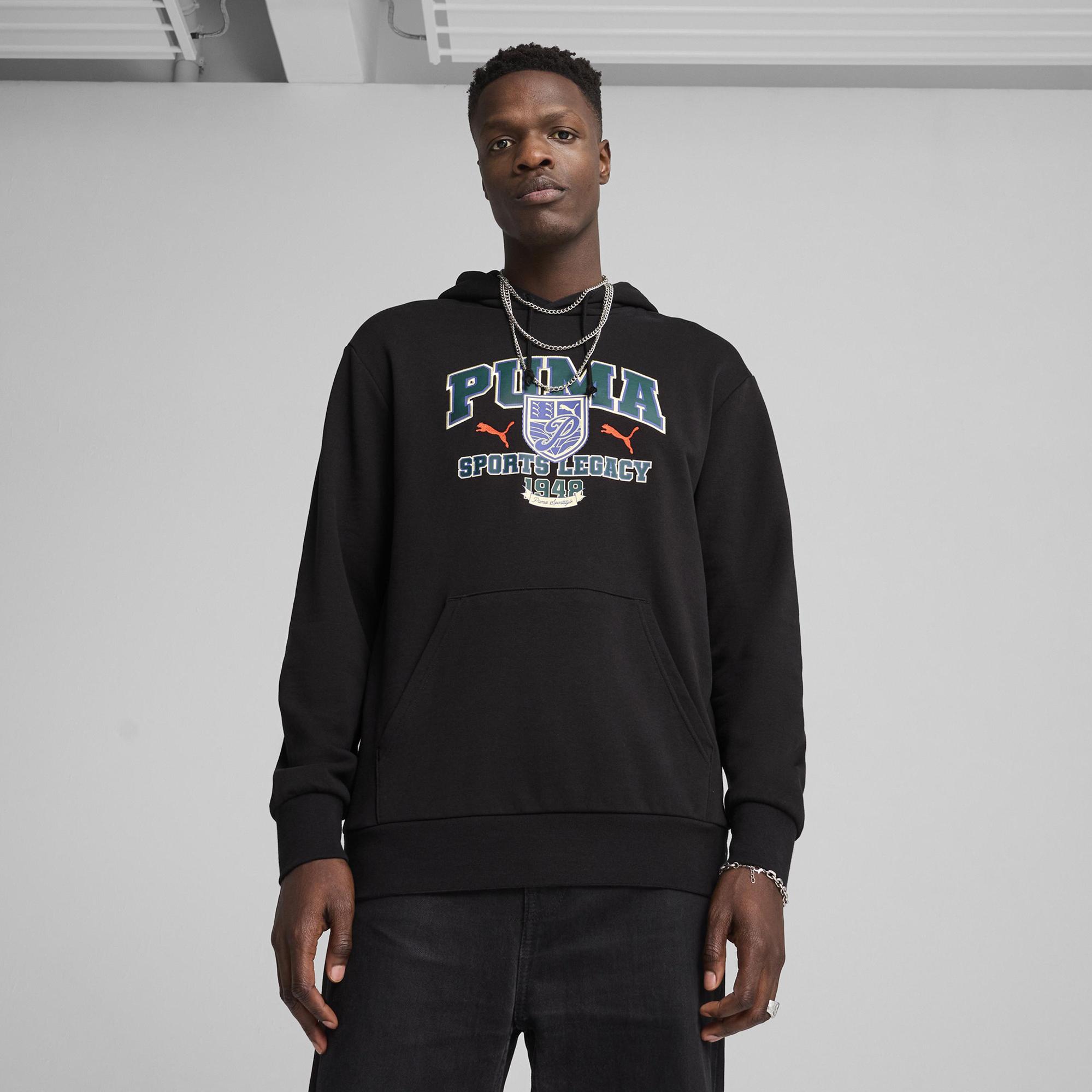 Puma Sports Legacy Erkek Siyah Sweatshirt