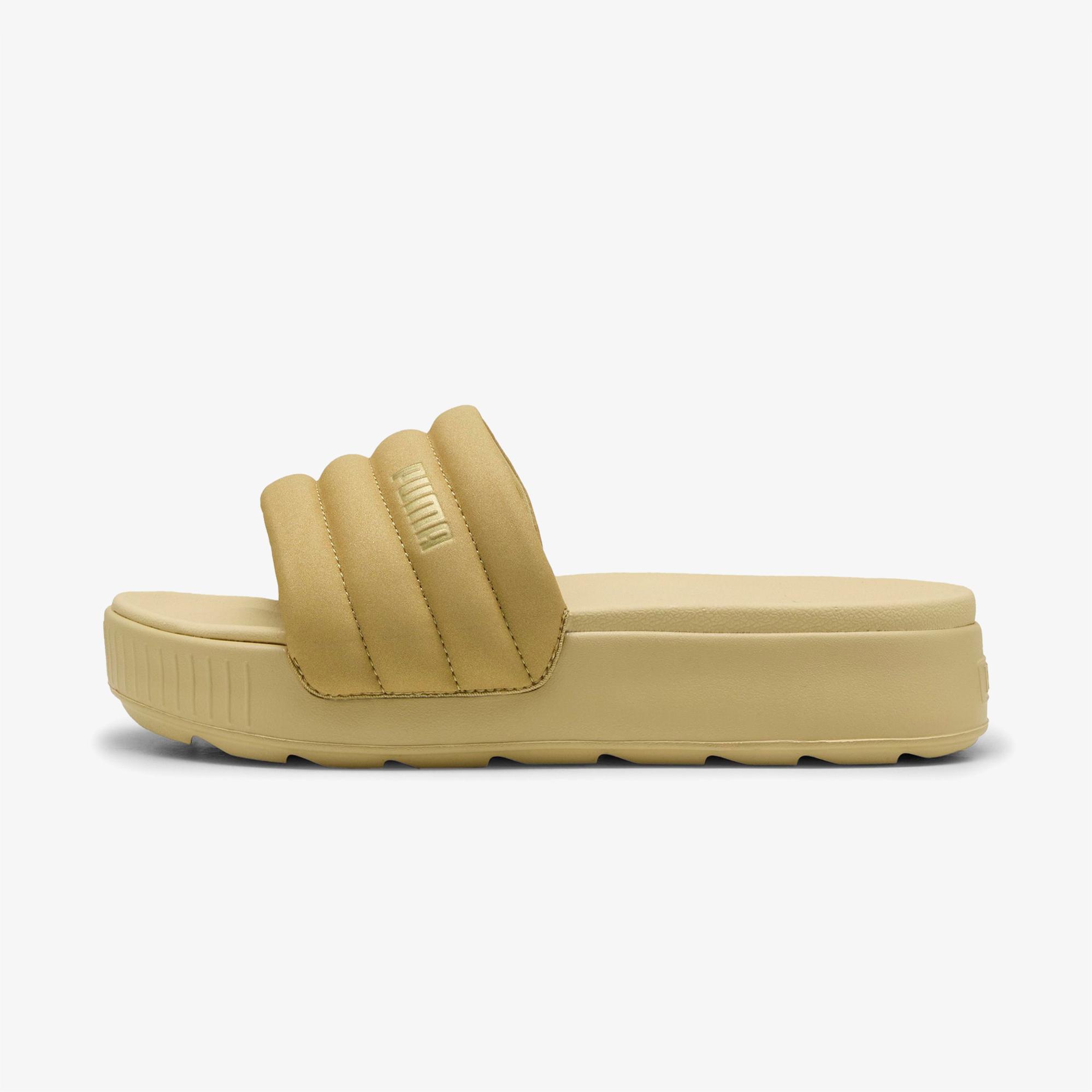 Puma Karmen Slide Puffy Aqua Kadın Bej Terlik