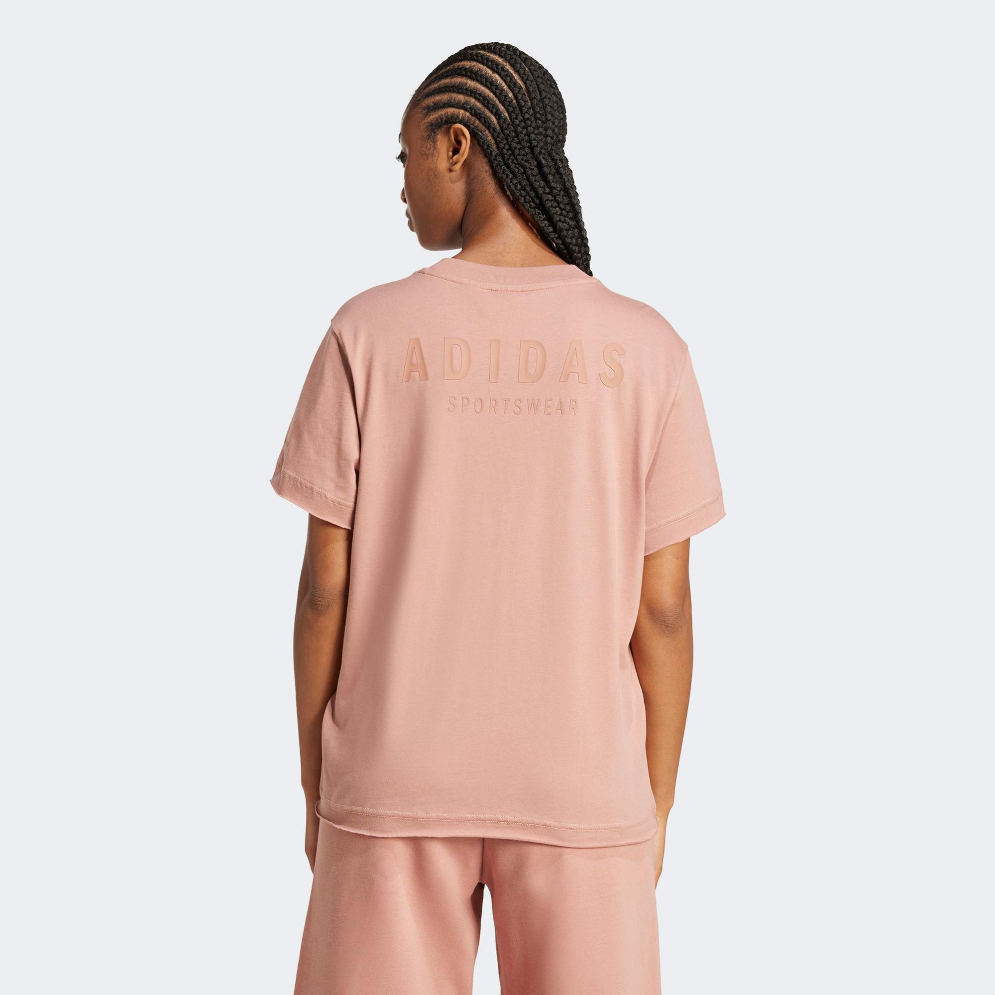 adidas All Szn Loose Graphic Kadın Pembe T-Shirt
